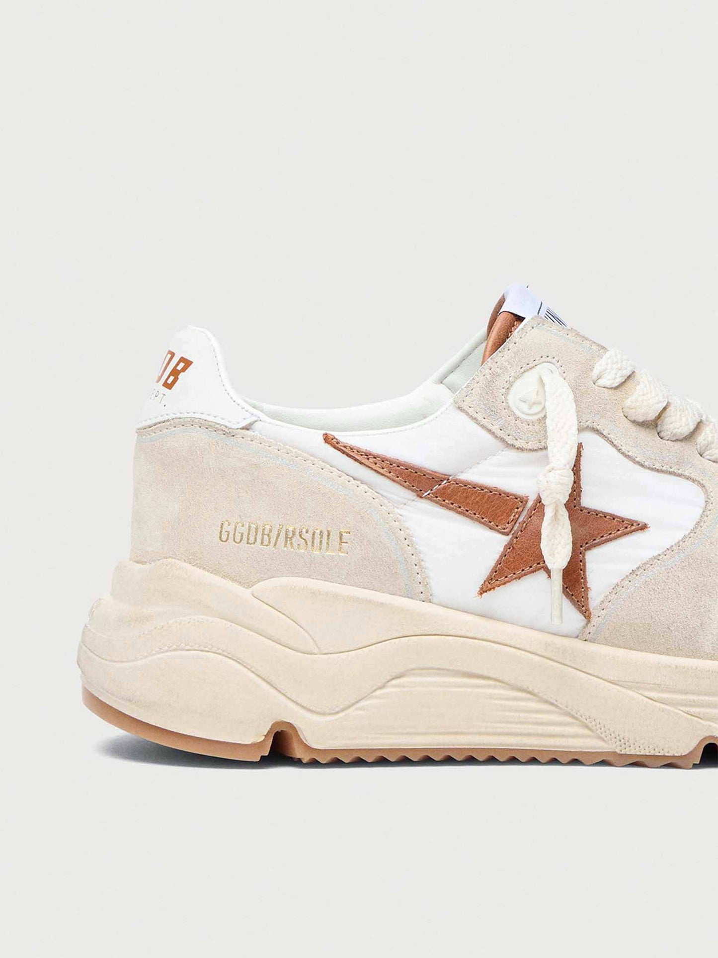 GOLDEN GOOSE - Sneakers Running Sole für Damen in Beige Weiß Braun