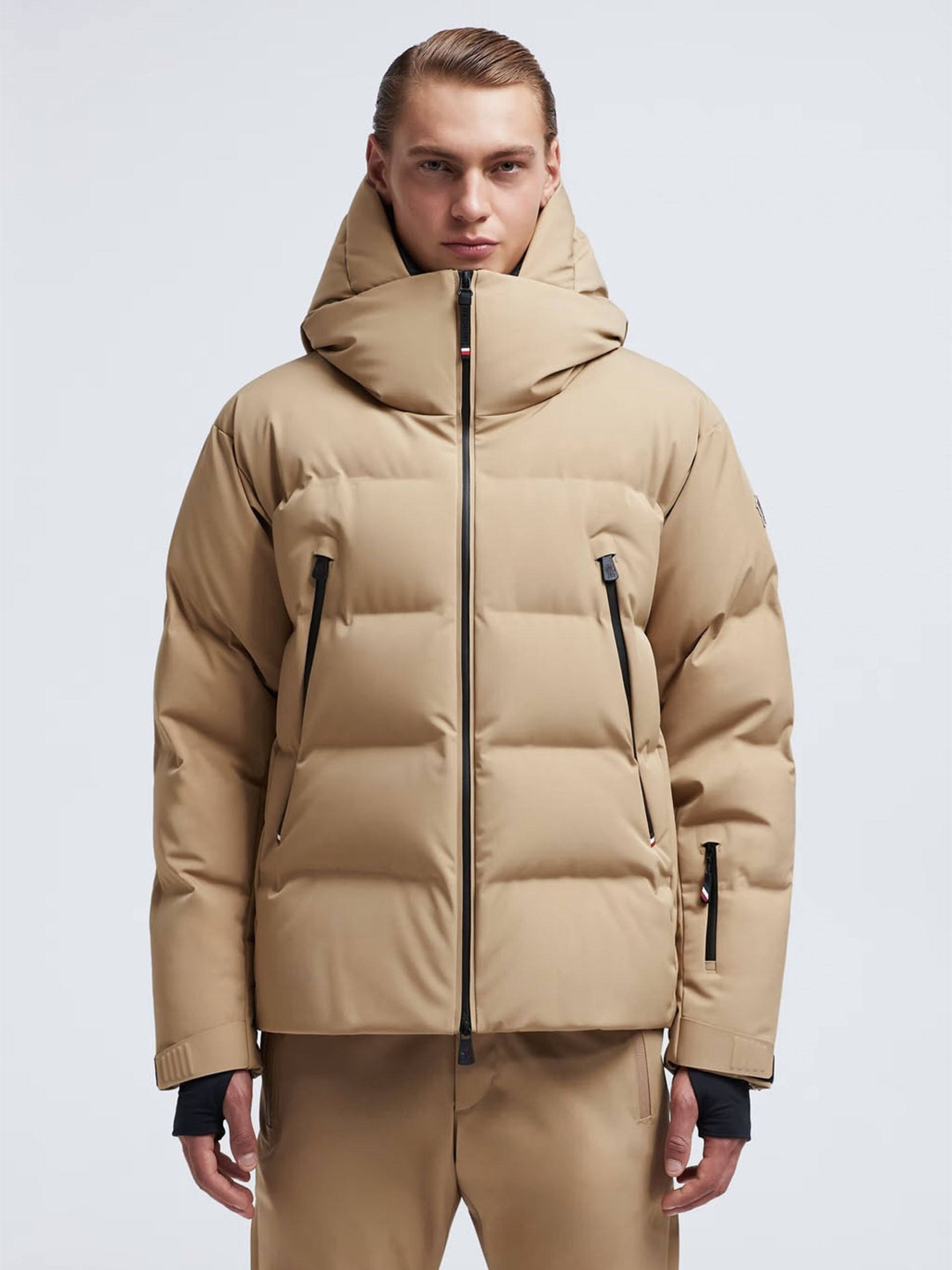 MONCLER GRENOBLE - Daunen-Skijacke Fellberg für Herren in Beige