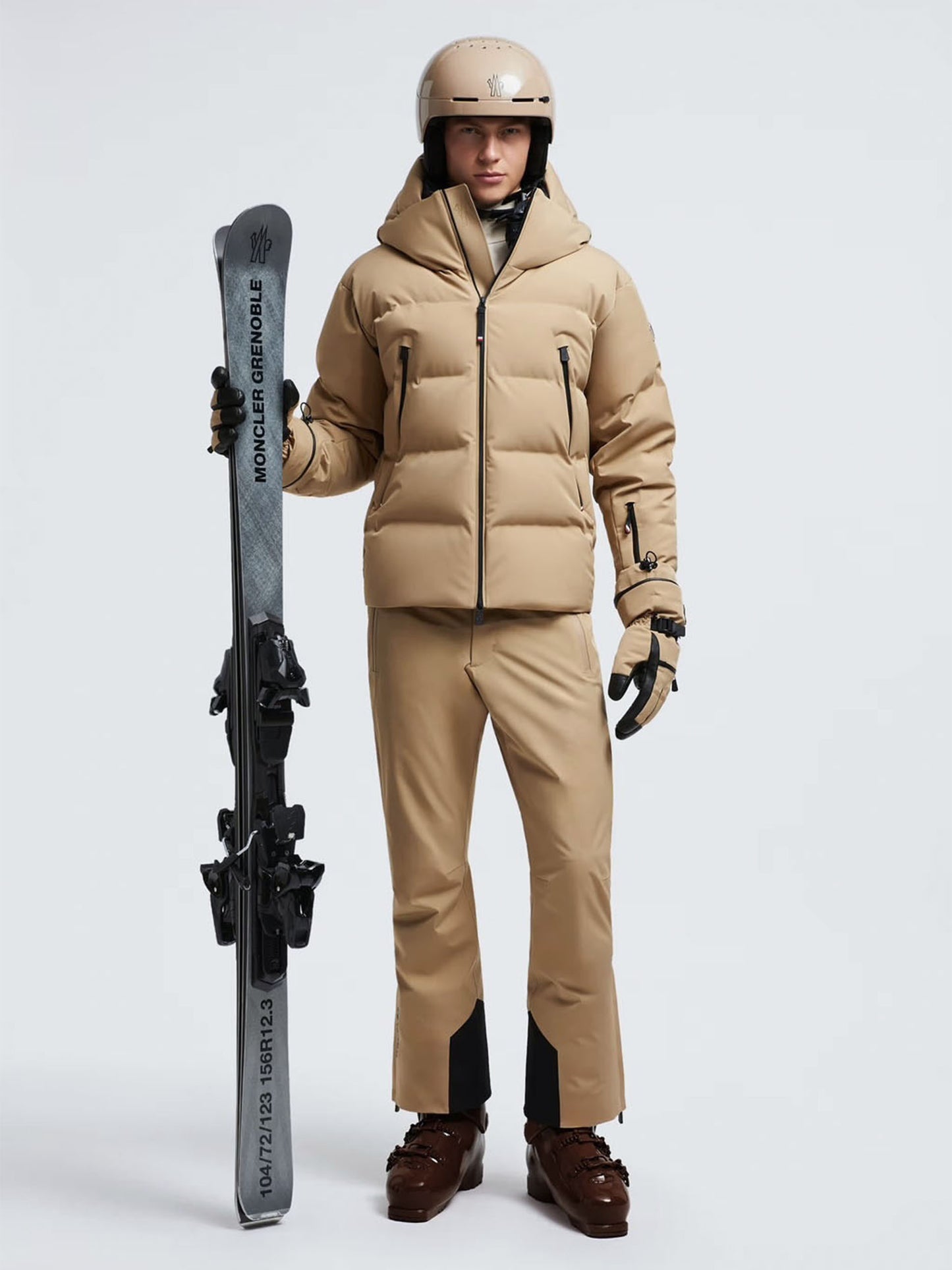 MONCLER GRENOBLE - Daunen-Skijacke Fellberg für Herren in Beige