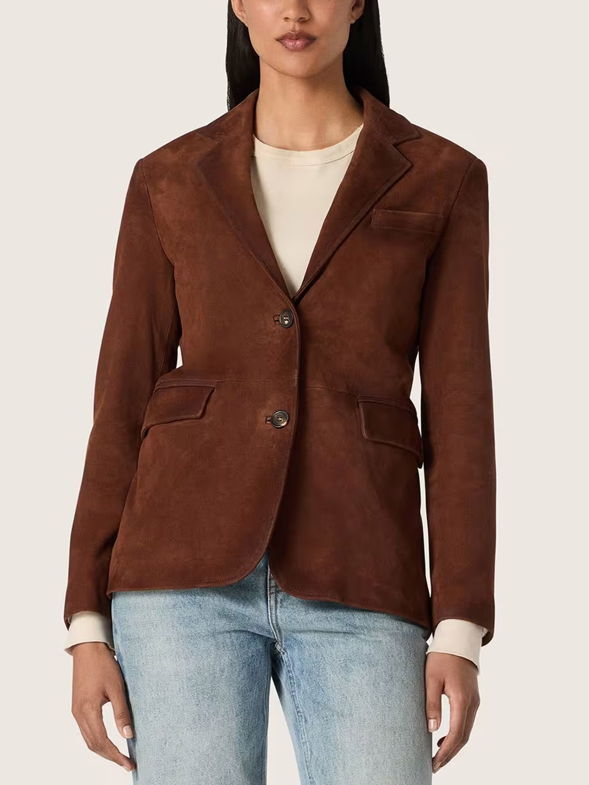 GOLDEN GOOSE - Blazer Robyn aus Veloursleder für Damen