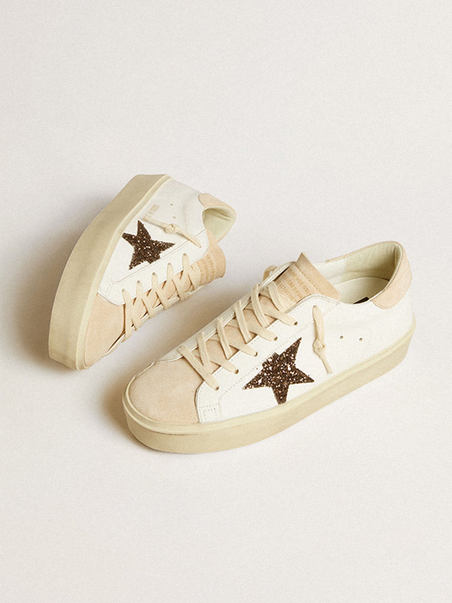 GOLDEN GOOSE - Sneaker Hi Star mit Glitzer-Stern für Damen