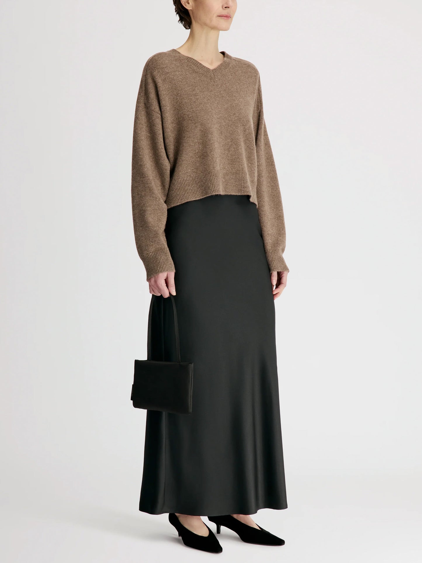 LOULOU DE SAISON - Kaschmir-Pullover Anzor mit V-Ausschnitt für Damen