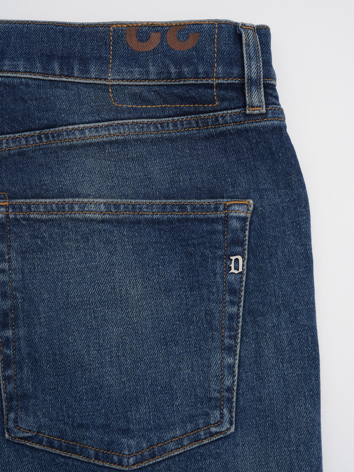 Dondup Straight Jeans Icon Relax für Herren Blau