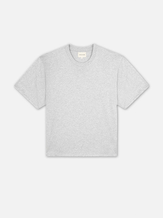 LOULOU STUDIO - T-Shirt Telanto im Boxy-Fit Grau – Gray