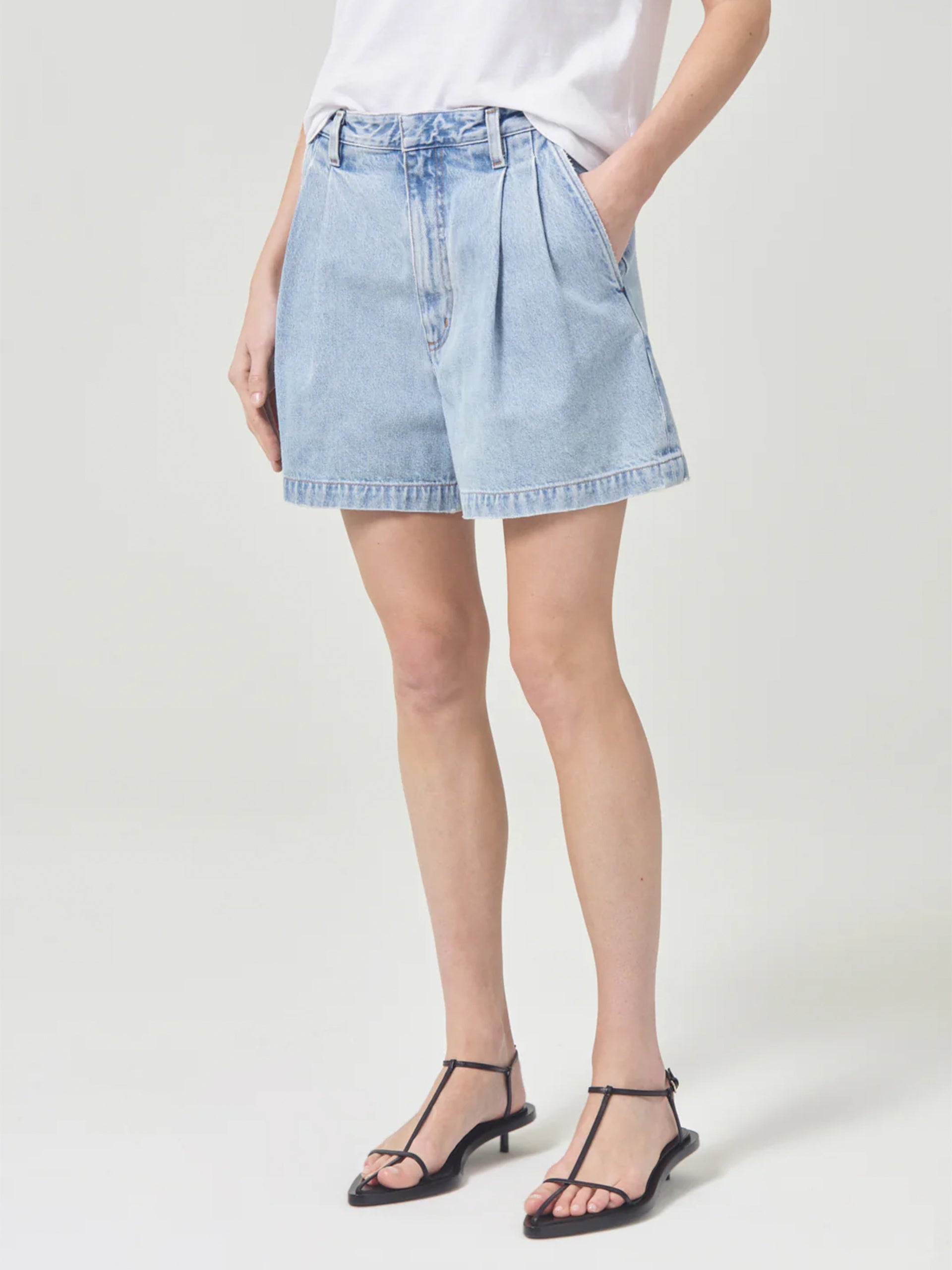 AGOLDE - Shorts Becker aus Denim für Damen