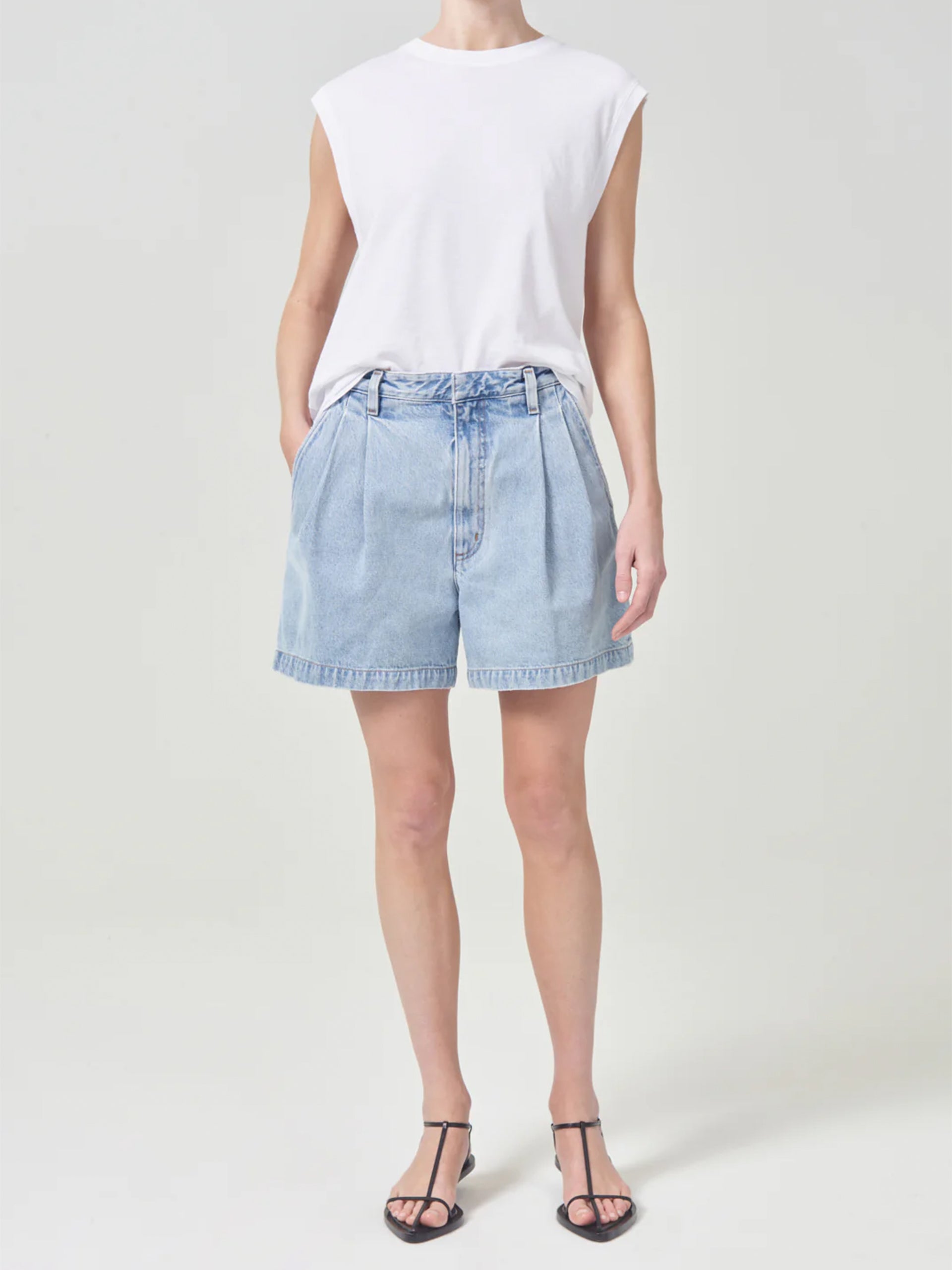 AGOLDE - Shorts Becker aus Denim für Damen