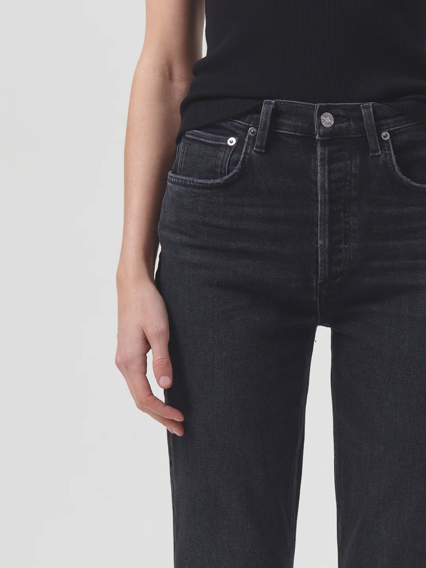 AGOLDE - Jeans Riley mit hohem Bund für Damen