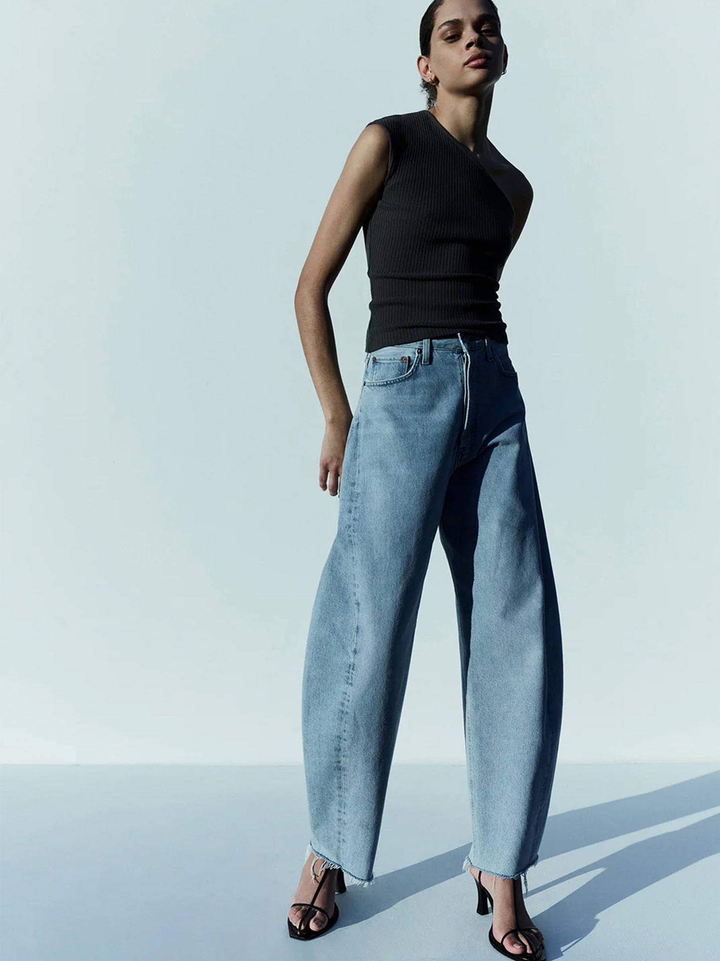 AGOLDE - Jeans Luna mit weitem Bein für Damen