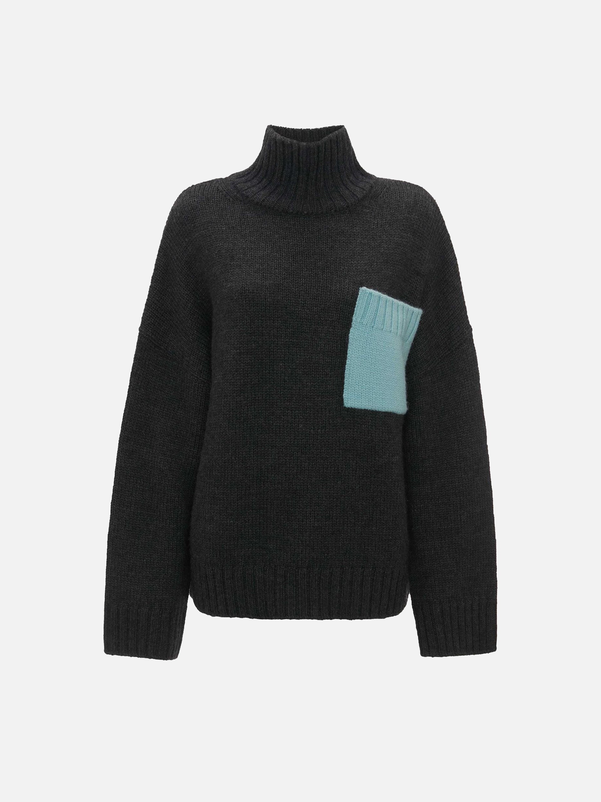 JW ANDERSON - Rollkragenpullover mit Brusttasche für Damen