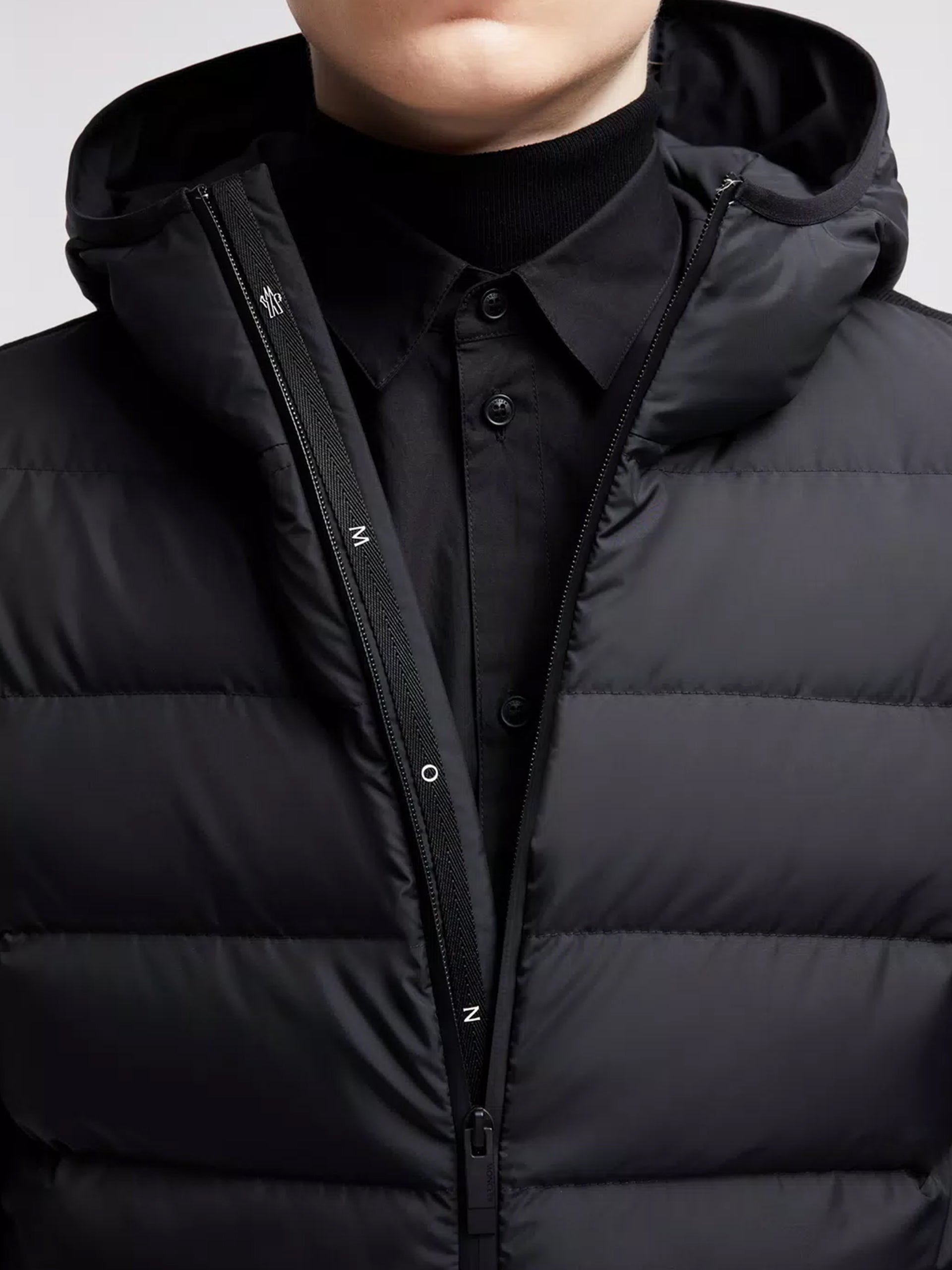 MONCLER - Strickjacke mit Daunenfüllung für Herren