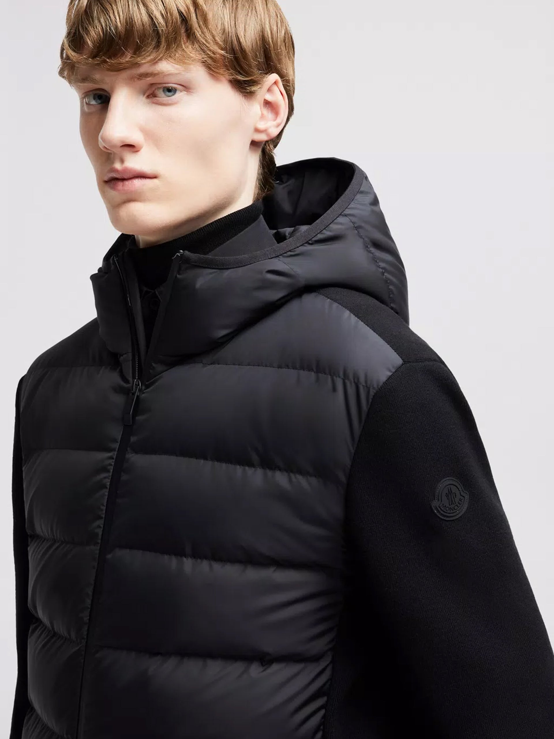 MONCLER - Strickjacke mit Daunenfüllung für Herren