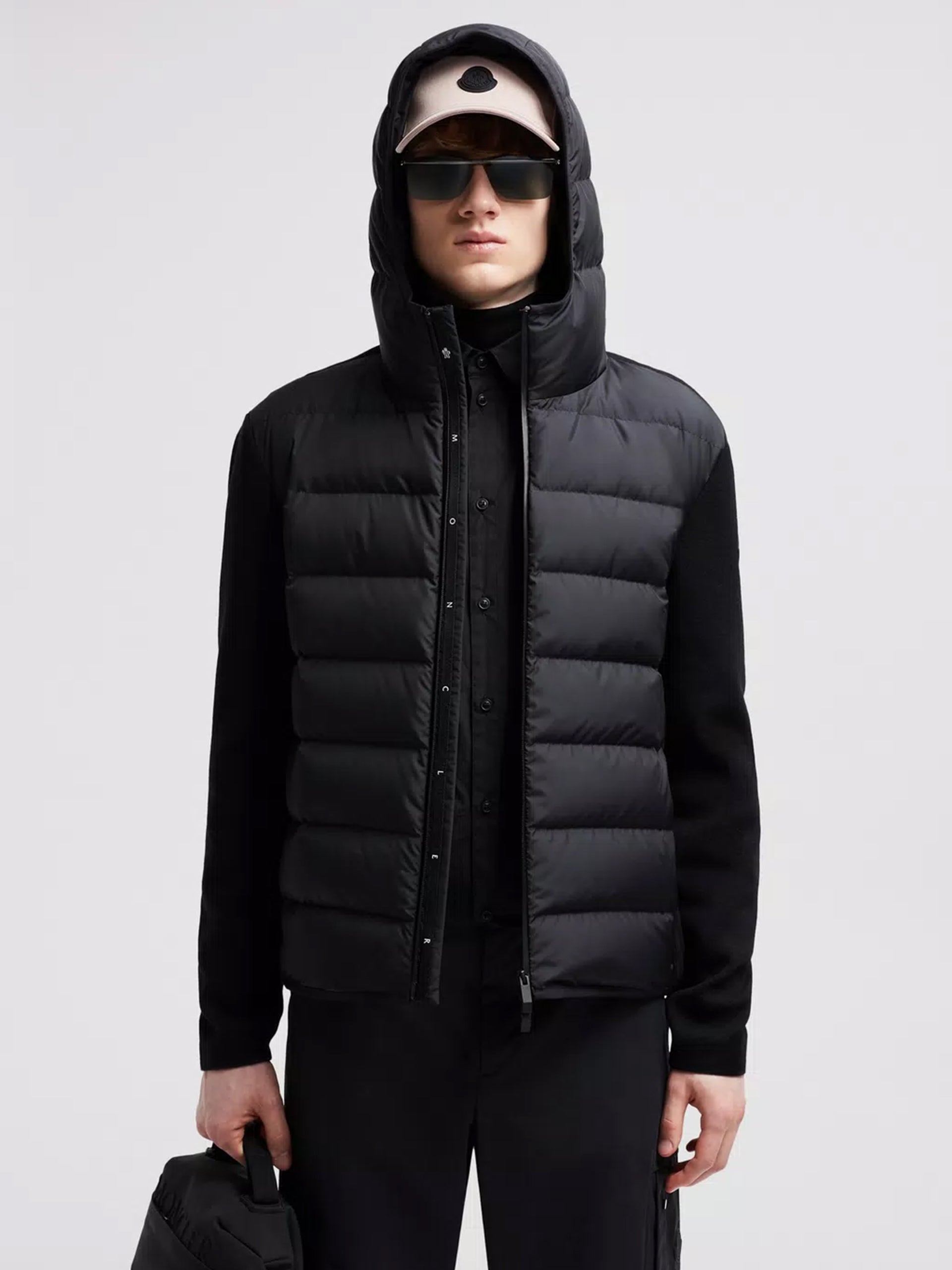 MONCLER - Strickjacke mit Daunenfüllung für Herren