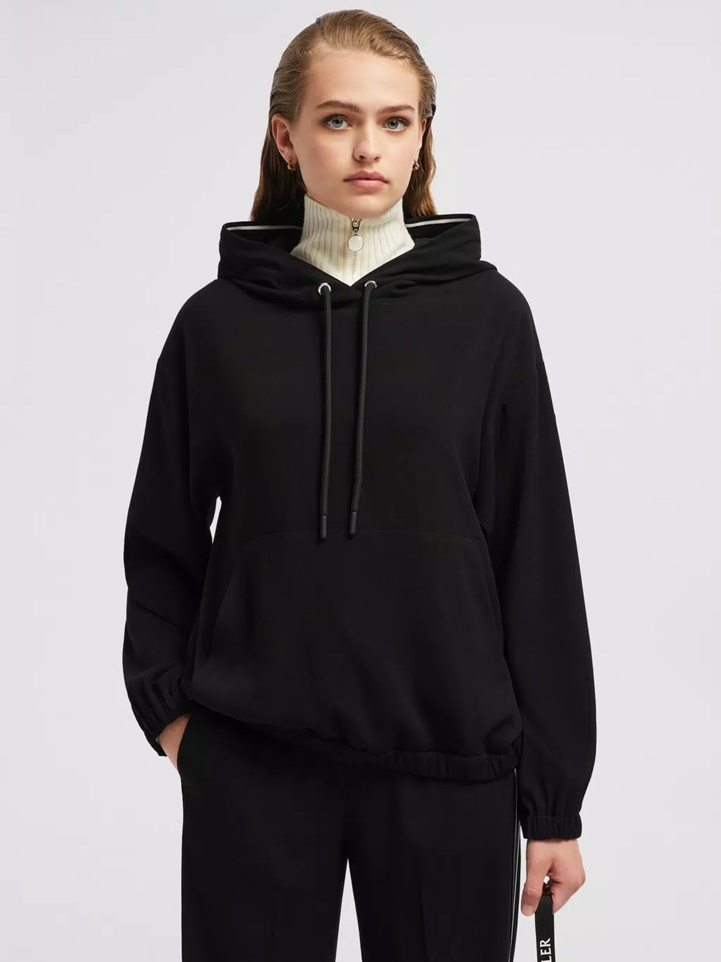 MONCLER - Hoodie aus Satin für Damen