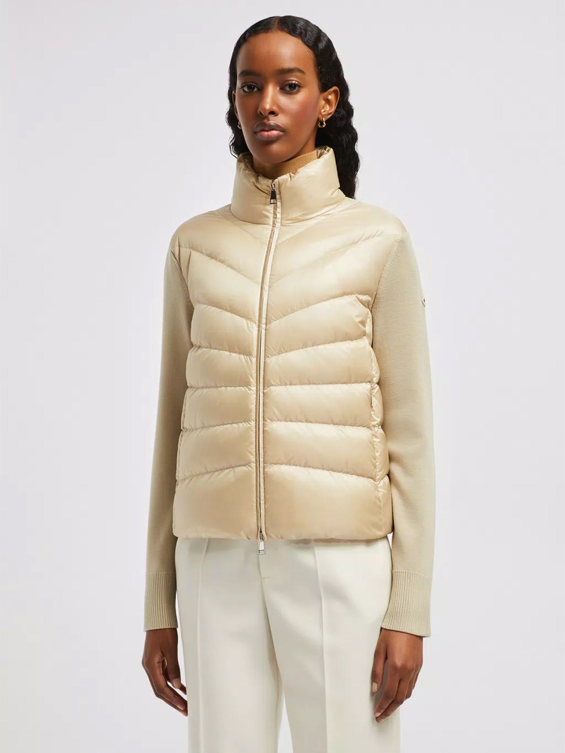 MONCLER - Gefütterte Strickjacke für Damen