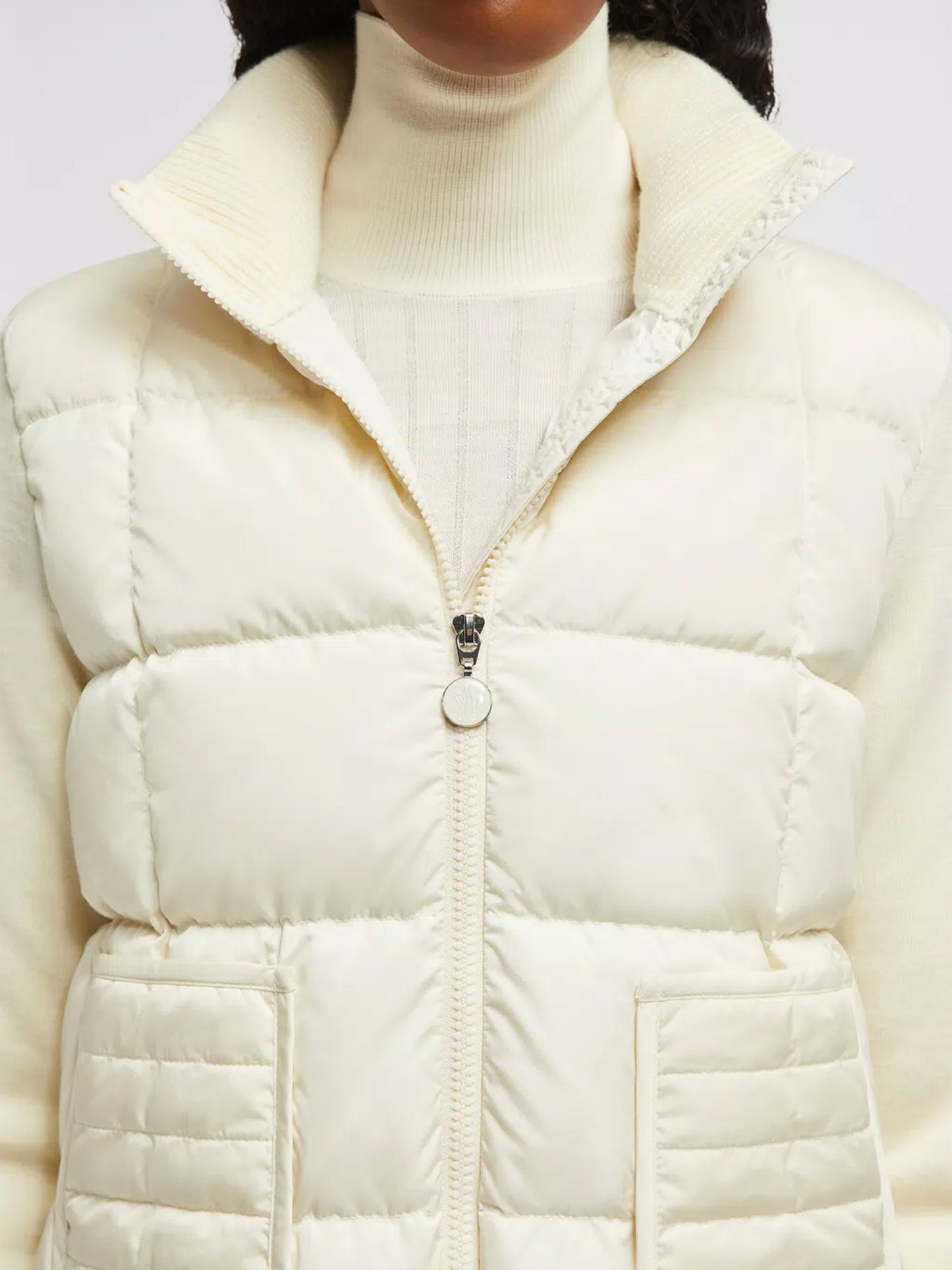 MONCLER - Strickjacke mit Daunenfüllung für Damen