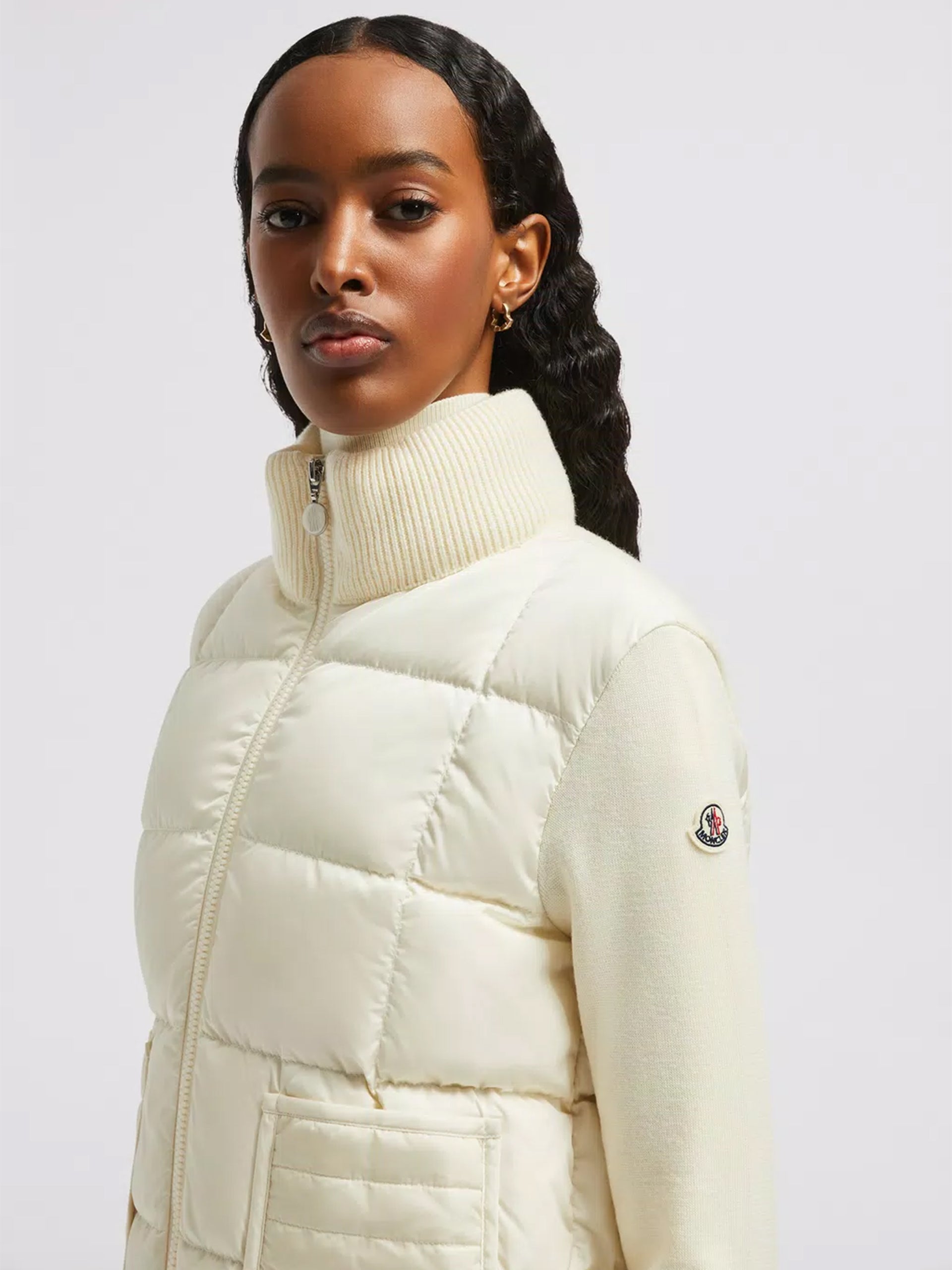 MONCLER - Strickjacke mit Daunenfüllung für Damen