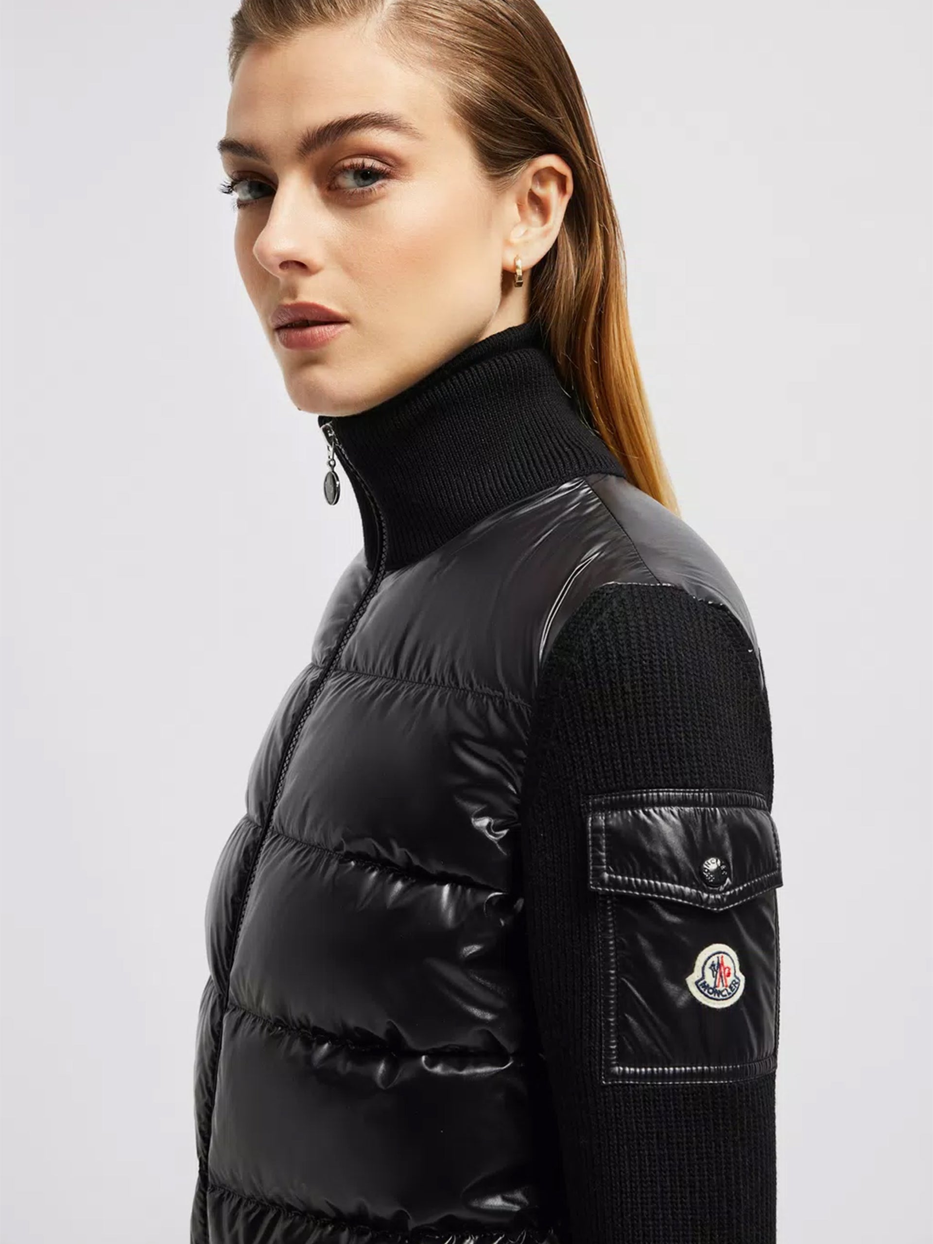 MONCLER - Daunengefüllte Strickjacke für Damen