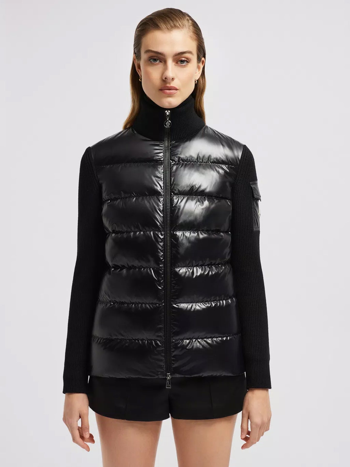 MONCLER - Daunengefüllte Strickjacke für Damen