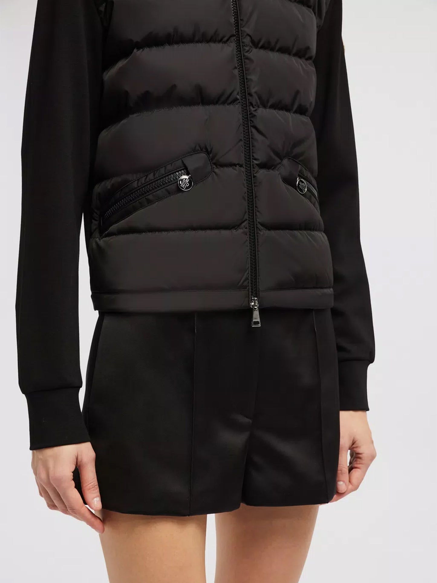 MONCLER - Gefüttertes Zip-Up Sweatshirt für Damen