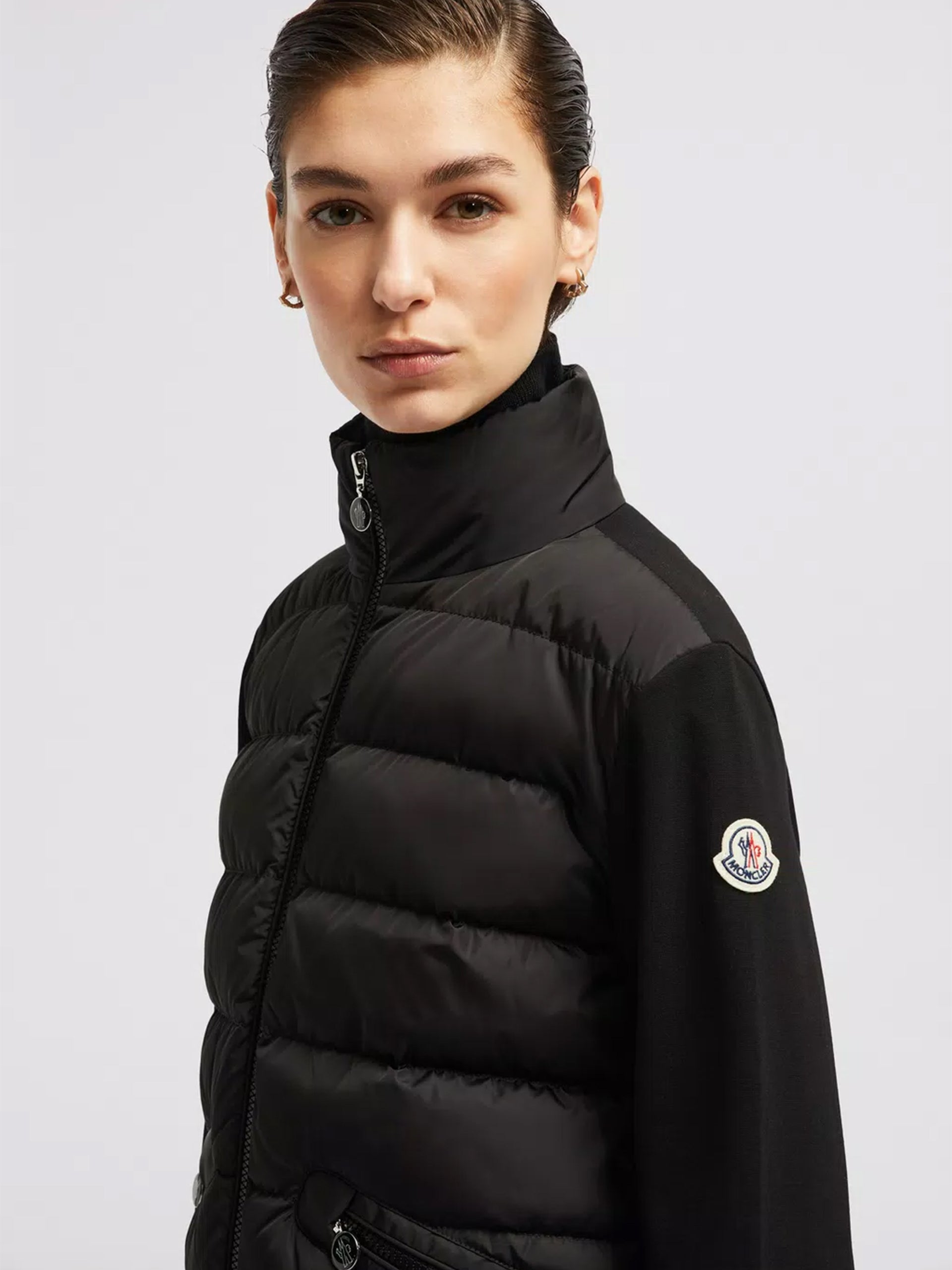 MONCLER - Gefüttertes Zip-Up Sweatshirt für Damen