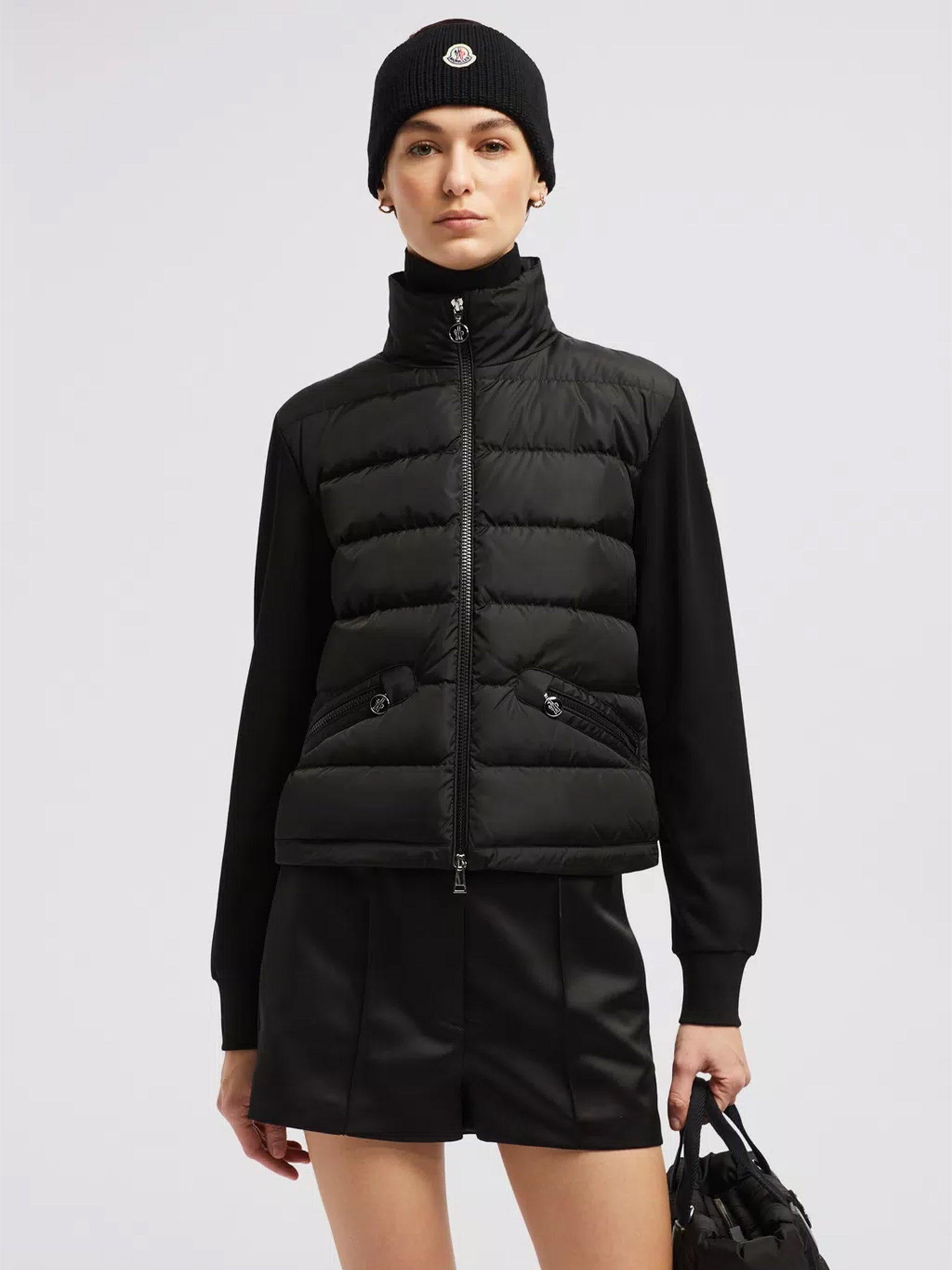 MONCLER - Gefüttertes Zip-Up Sweatshirt für Damen