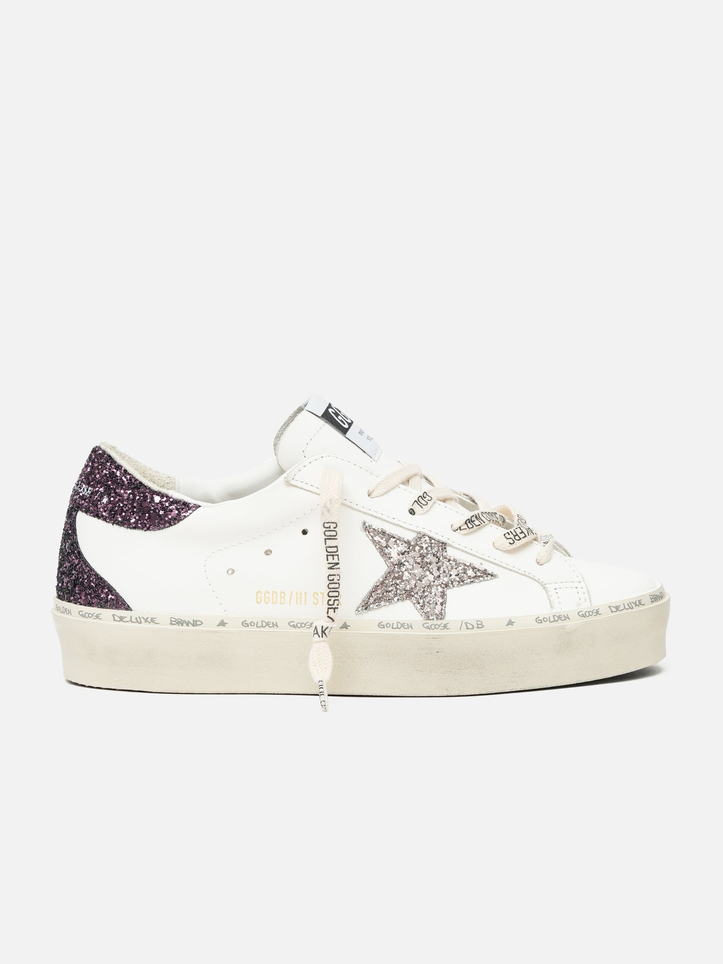 GOLDEN GOOSE - Sneaker Hi Star Glitter für Damen