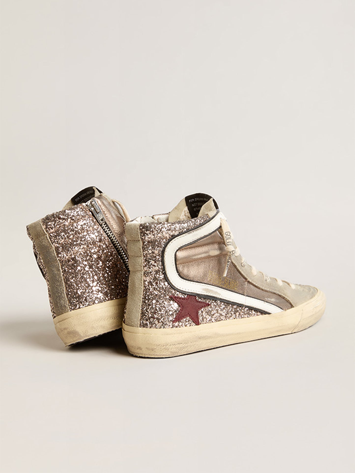 GOLDEN GOOSE - Sneaker Slide mit Glitzer-Details für Damen