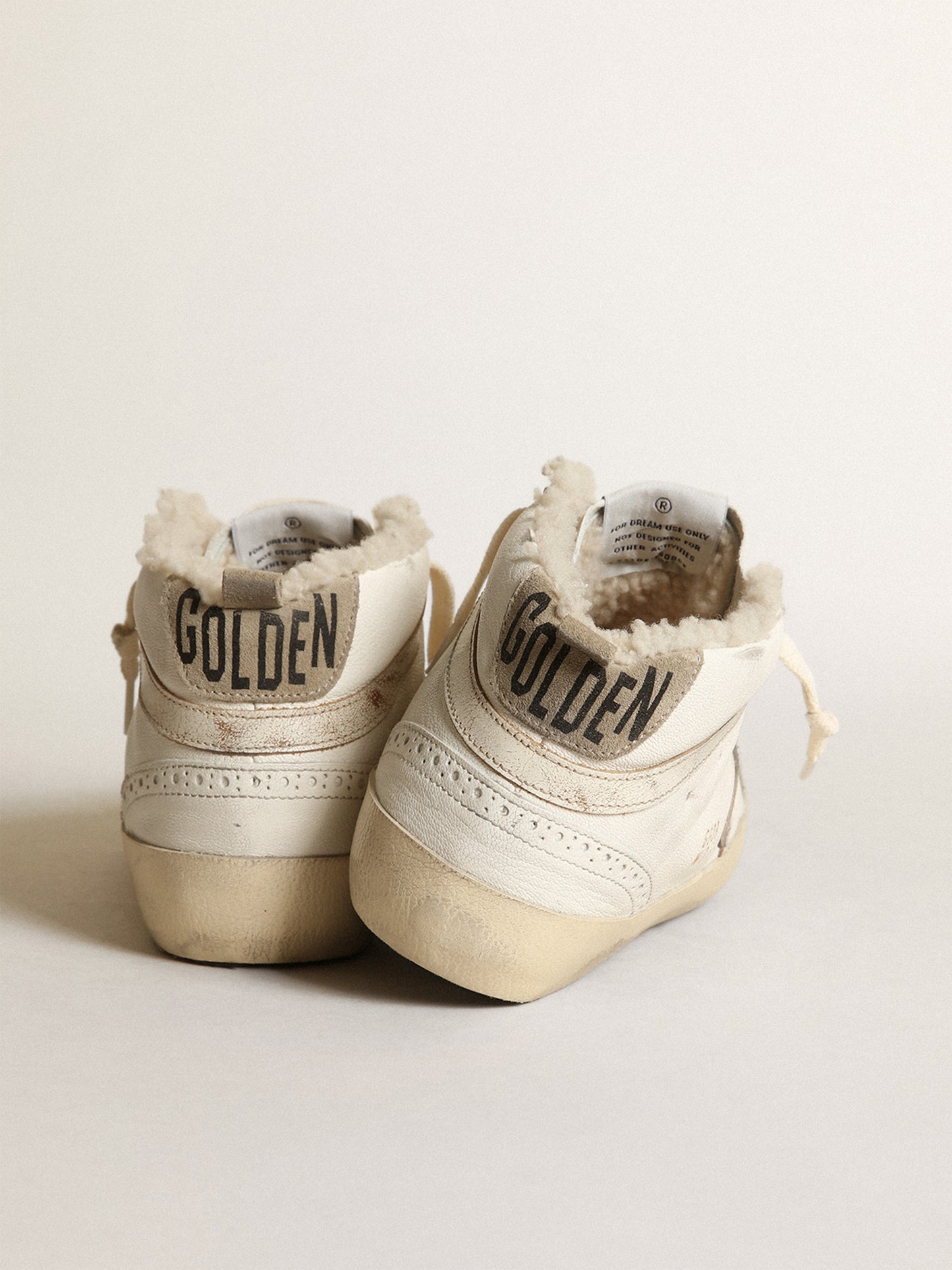 GOLDEN GOOSE - Sneaker Mid Star mit Shearling für Damen