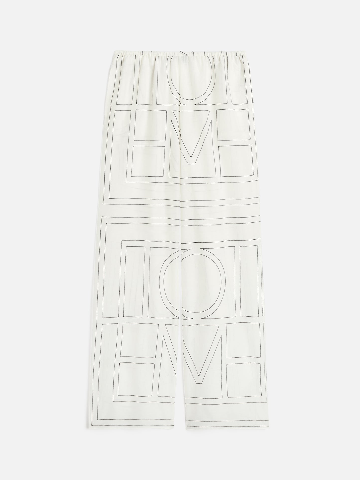 TOTEME - Hose mit Monogramm-Muster für Damen