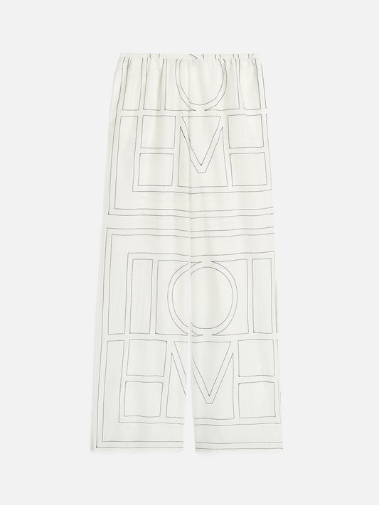 TOTEME - Hose mit Monogramm-Muster für Damen