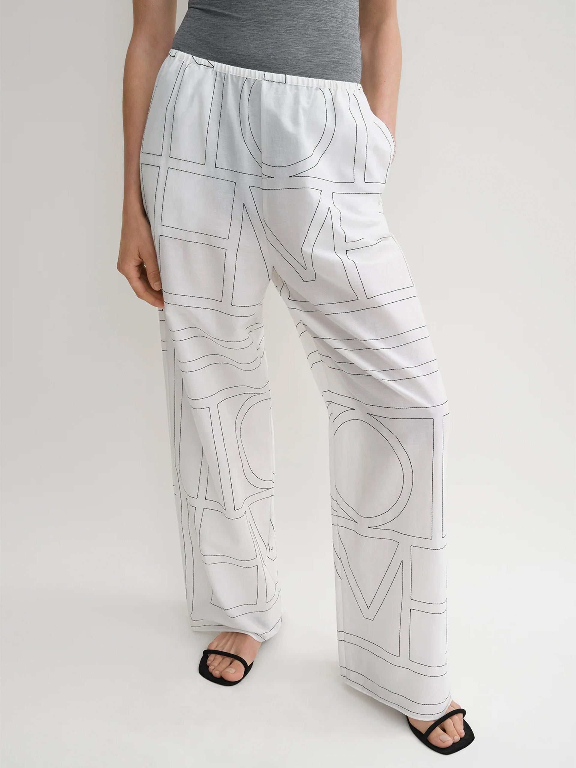 TOTEME - Hose mit Monogramm-Muster für Damen