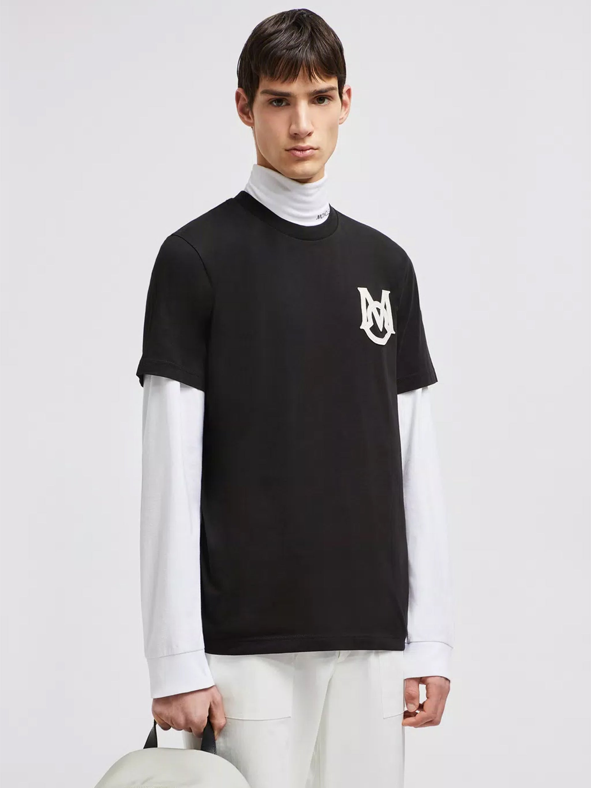 MONCLER - T-Shirt mit Monogramm für Herren