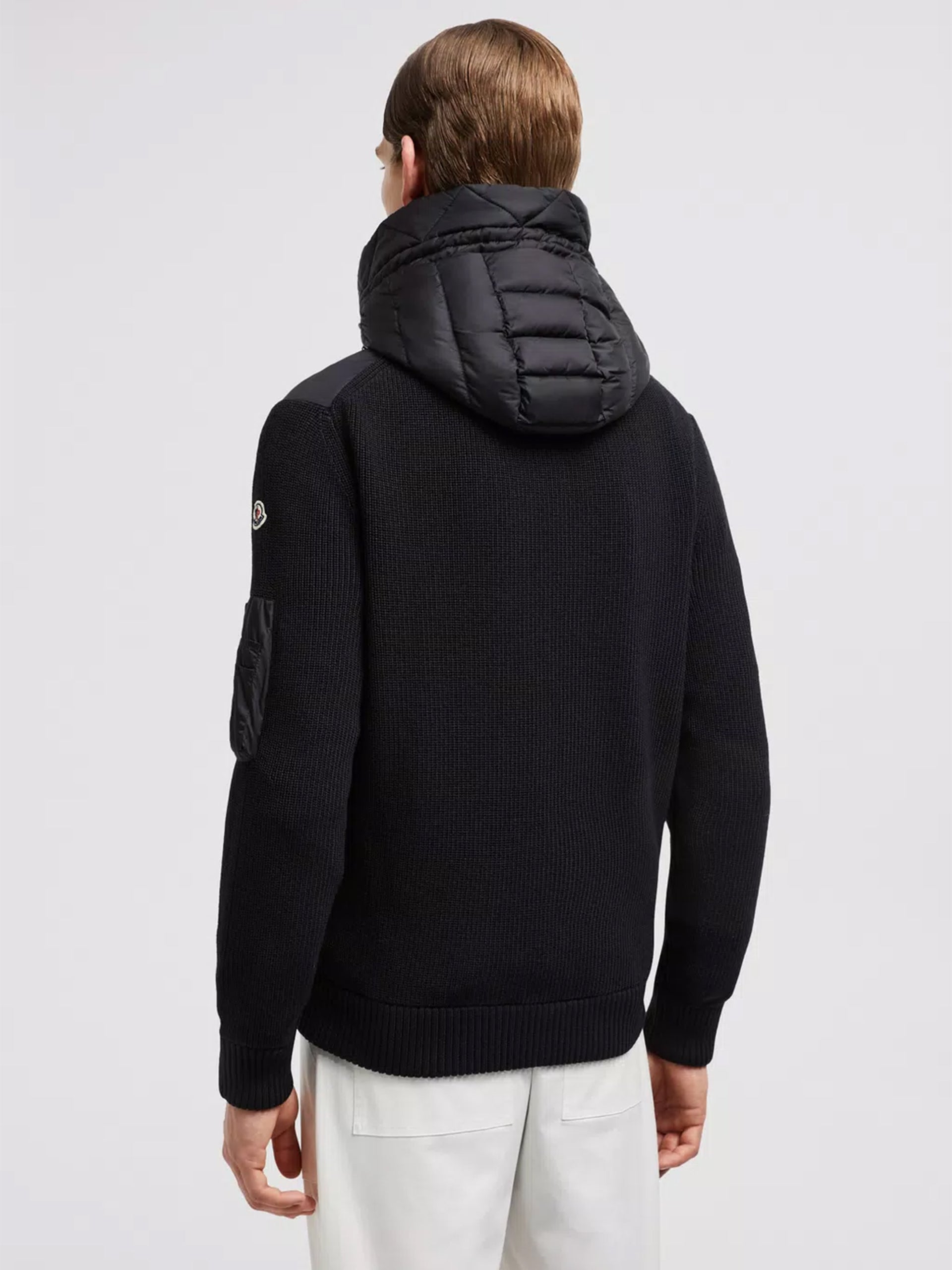 MONCLER - Kapuzenpullover mit Daunenfüllung für Herren