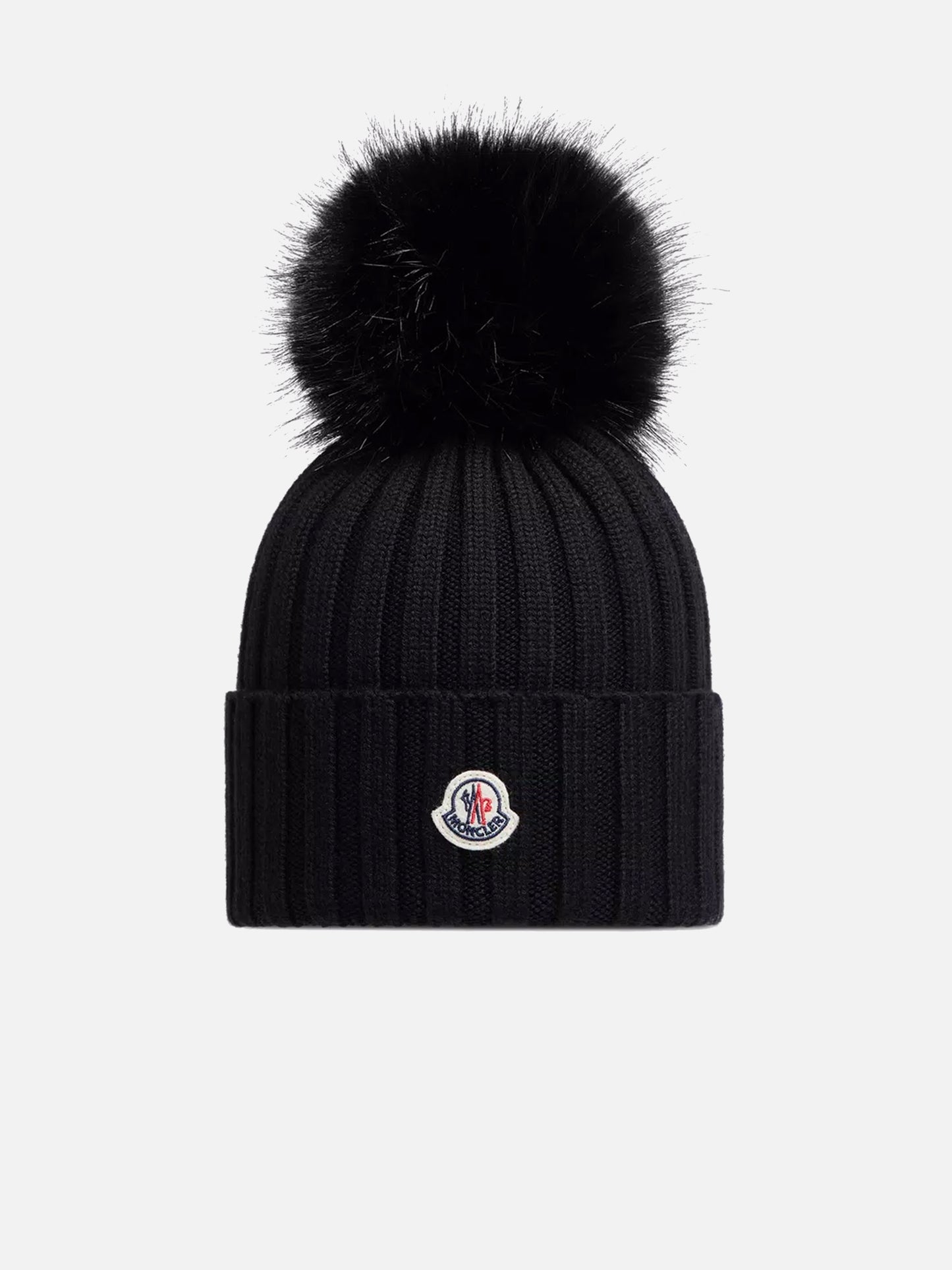 MONCLER - Mütze aus Wolle mit Bommel für Damen