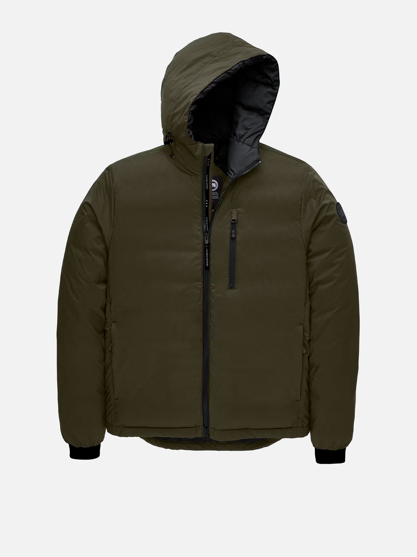 CANADA GOOSE - Daunenjacke Lodge mit Kapuze für Herren Olivgrün – Olive green