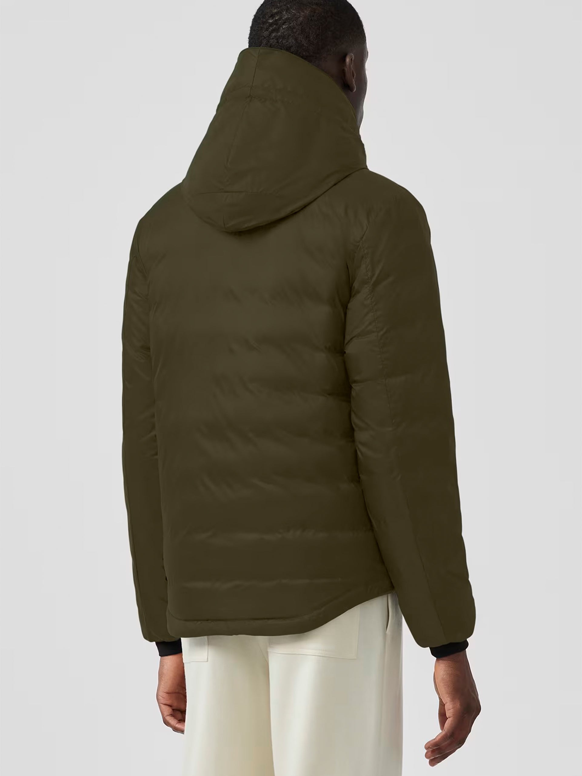 CANADA GOOSE - Daunenjacke Lodge mit Kapuze für Herren Olivgrün – Olive green