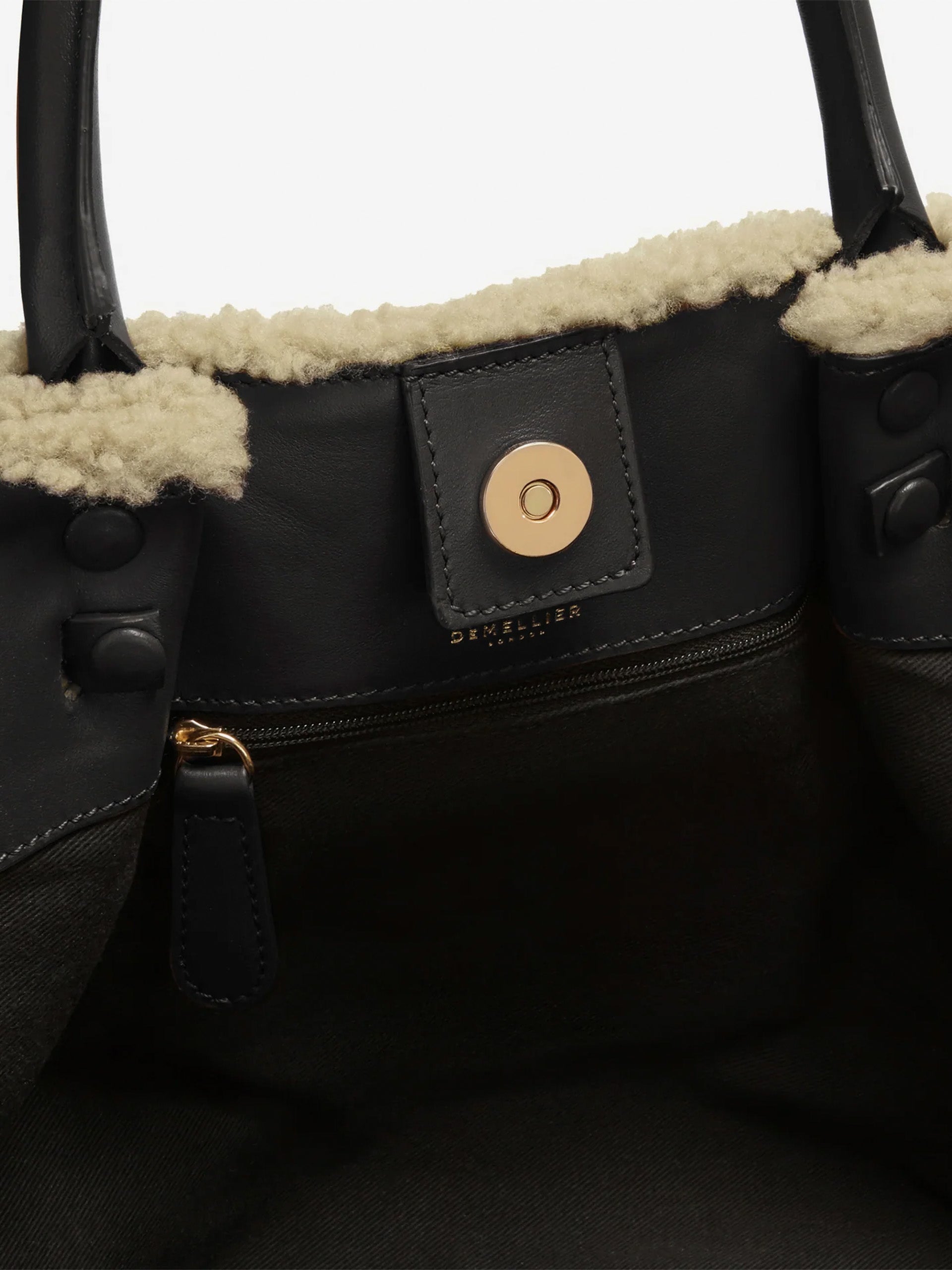 DEMELLIER - Handtasche Midi New York aus Shearling