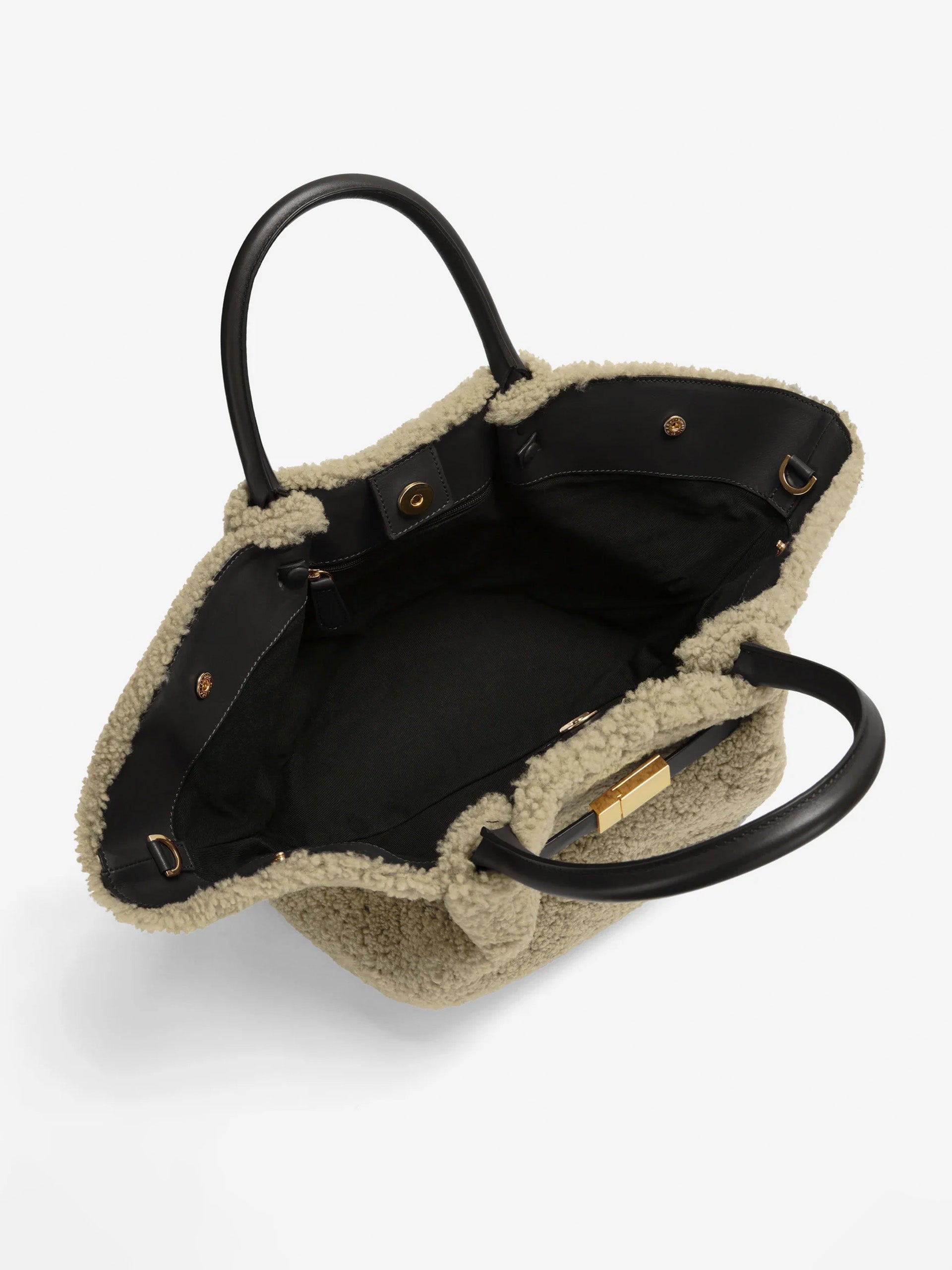 DEMELLIER - Handtasche Midi New York aus Shearling