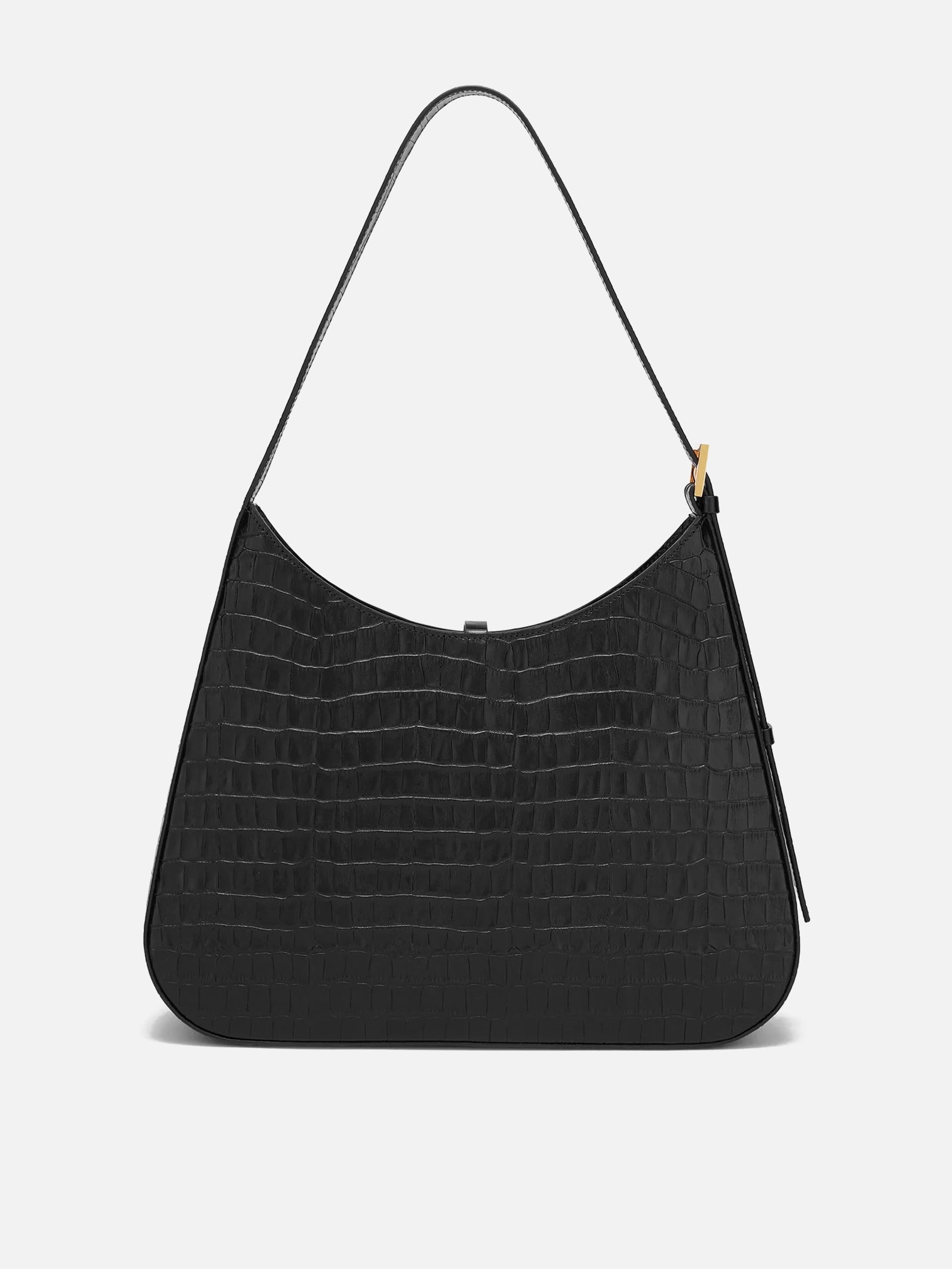 DEMELLIER - Handtasche Large Tokyo Schwarz Kroko – Black Croc