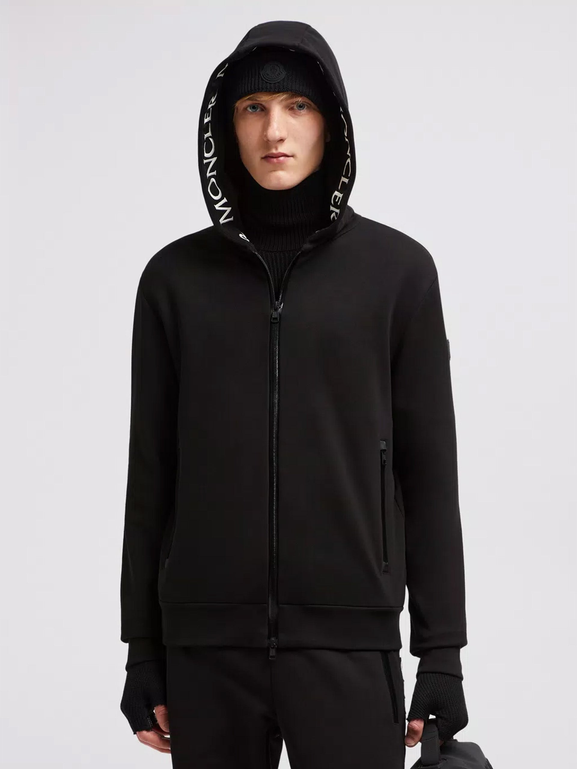 MONCLER - Kapuzenjacke mit Logo für Herren