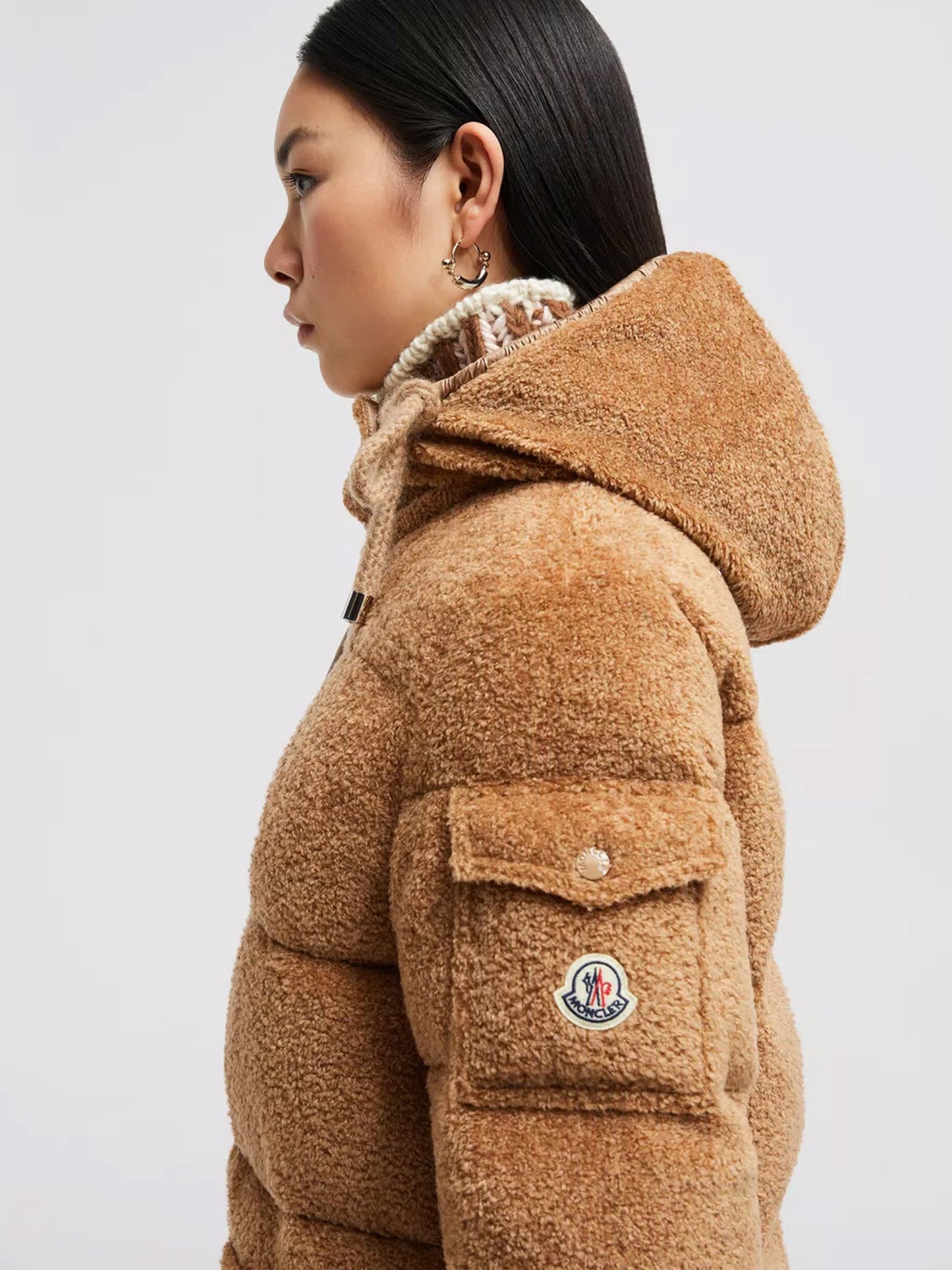 MONCLER - Belacastel Teddy Mantel für Damen