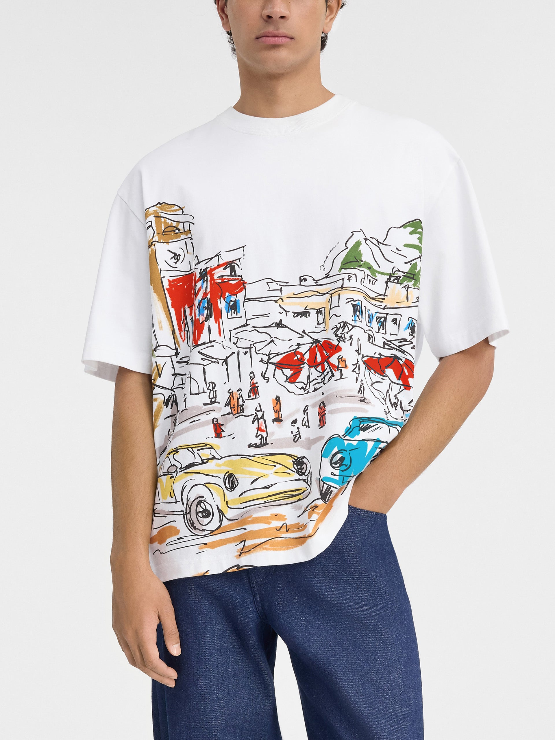 JACQUEMUS - Oversized T-Shirt Largo für Herren