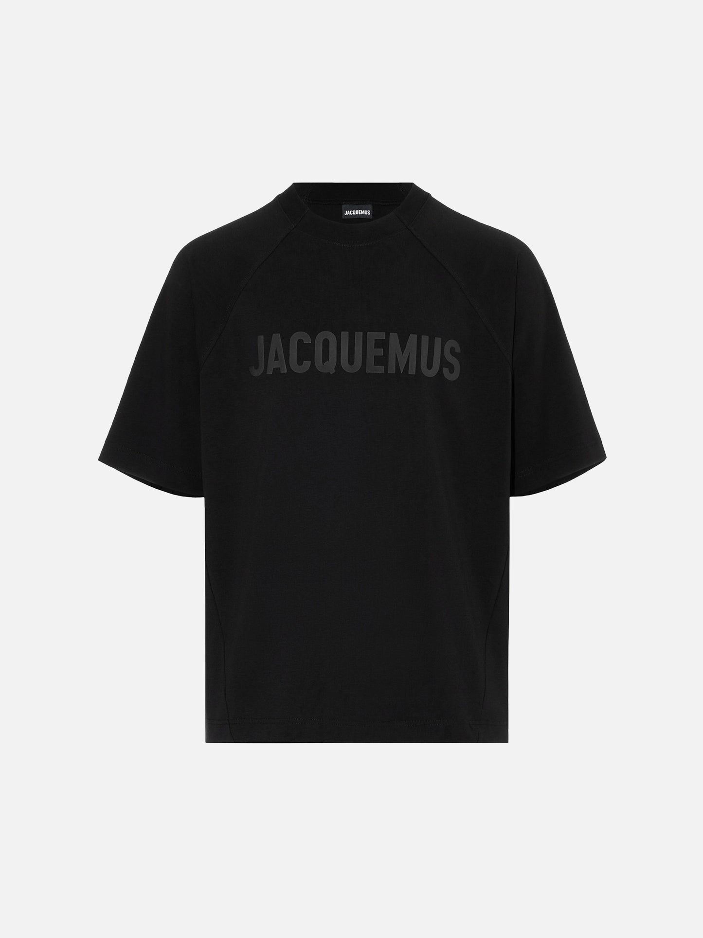 JACQUEMUS - T-Shirt Typo mit Logo für Herren Schwarz – Black