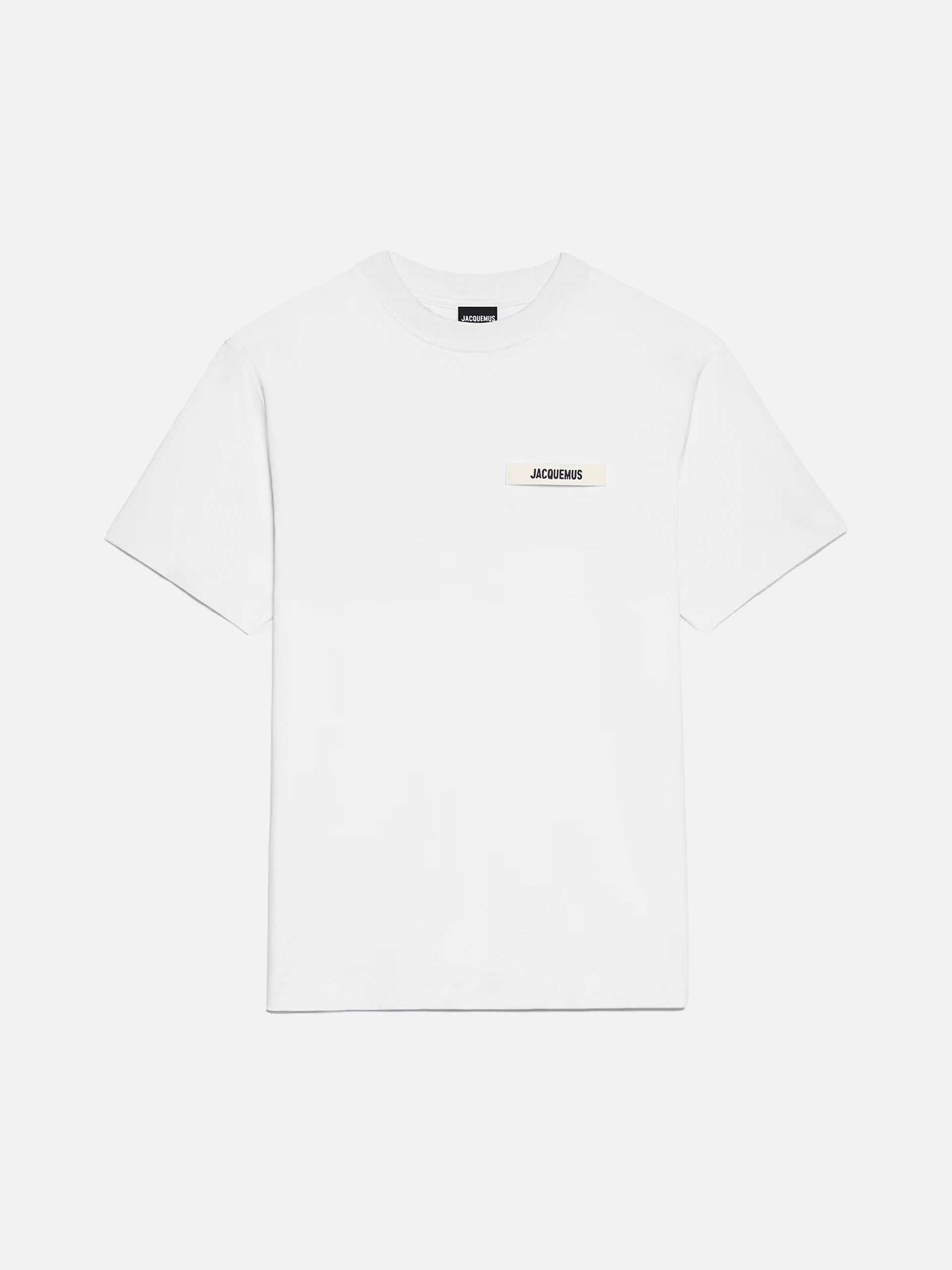 JACQUEMUS - T-Shirt Gros Grain für Herren Weiss – White