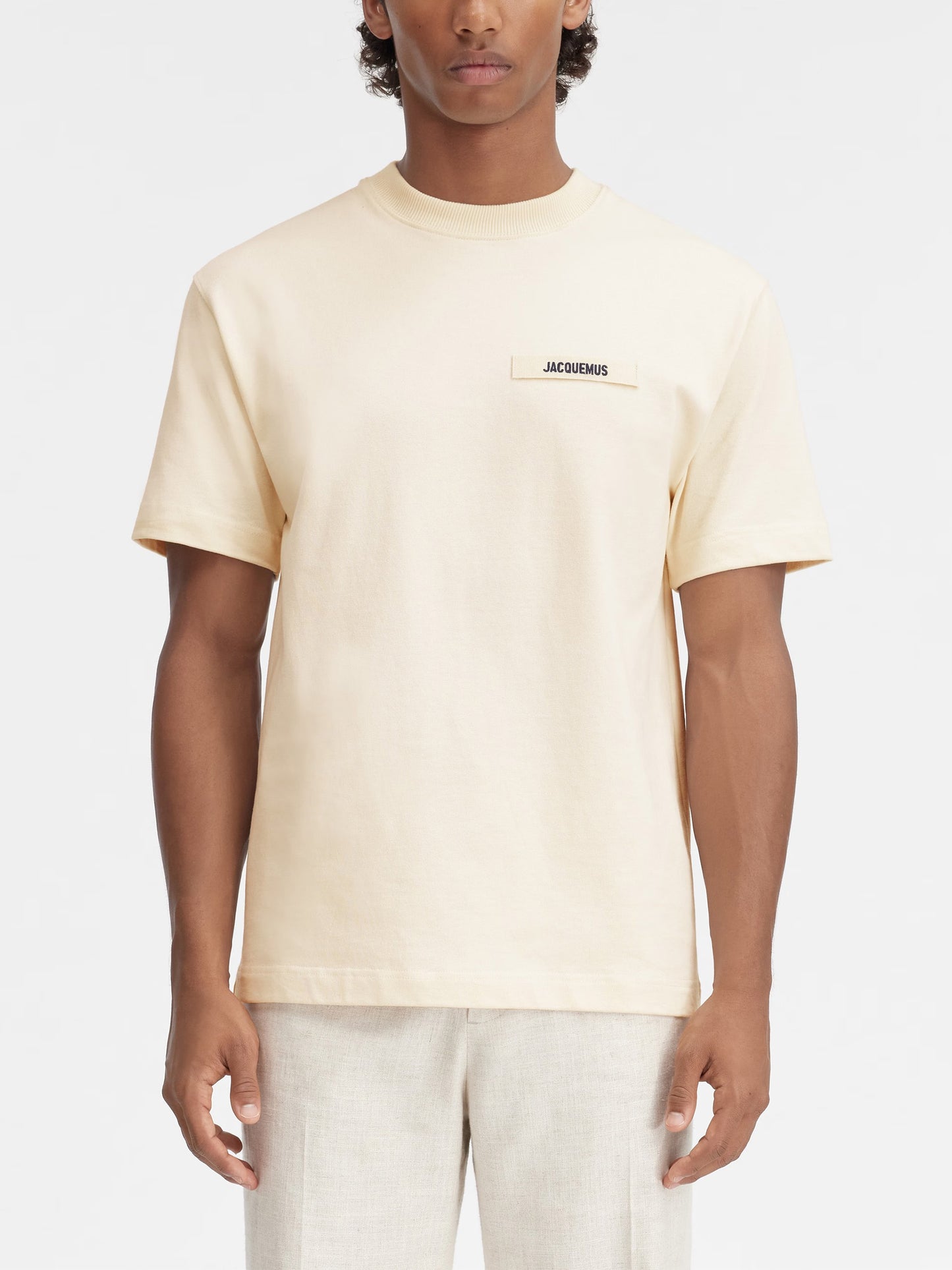 JACQUEMUS - T-Shirt Gros Grain für Herren Beige