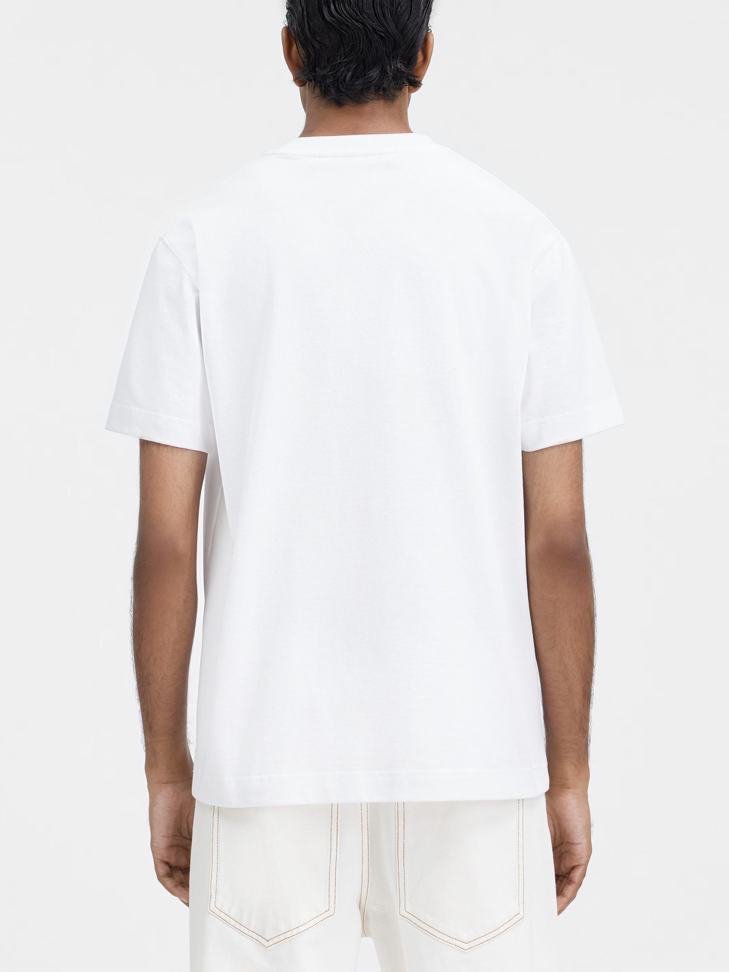 JACQUEMUS - T-Shirt Gros Grain für Herren Weiss – White