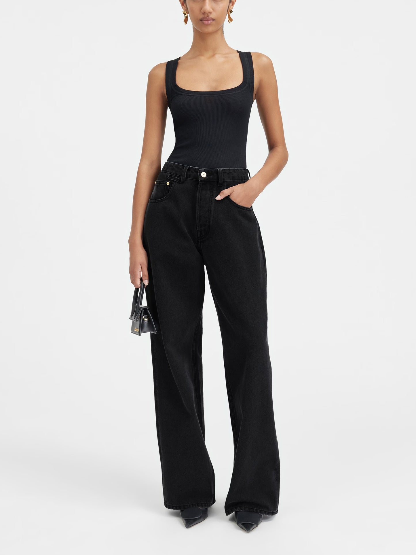 JACQUEMUS - Jeans Le De-Nìmes Large für Damen