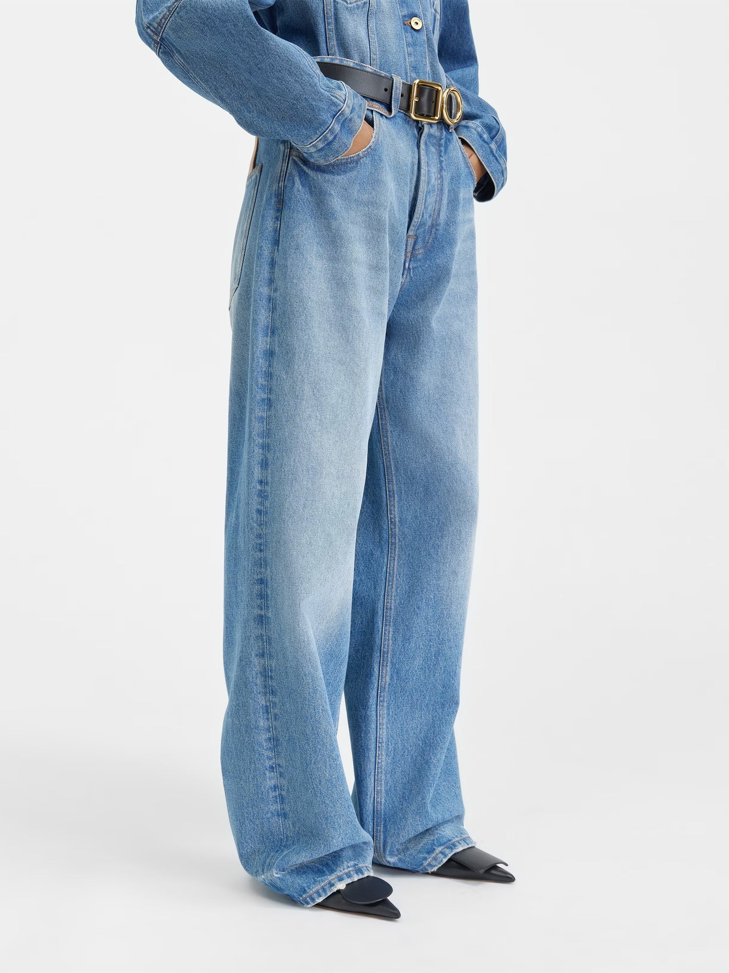 JACQUEMUS - Jeans Le De-Nìmes Large für Damen