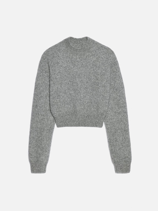 JACQUEMUS - Pullover mit Logo für Damen Grau – Gray