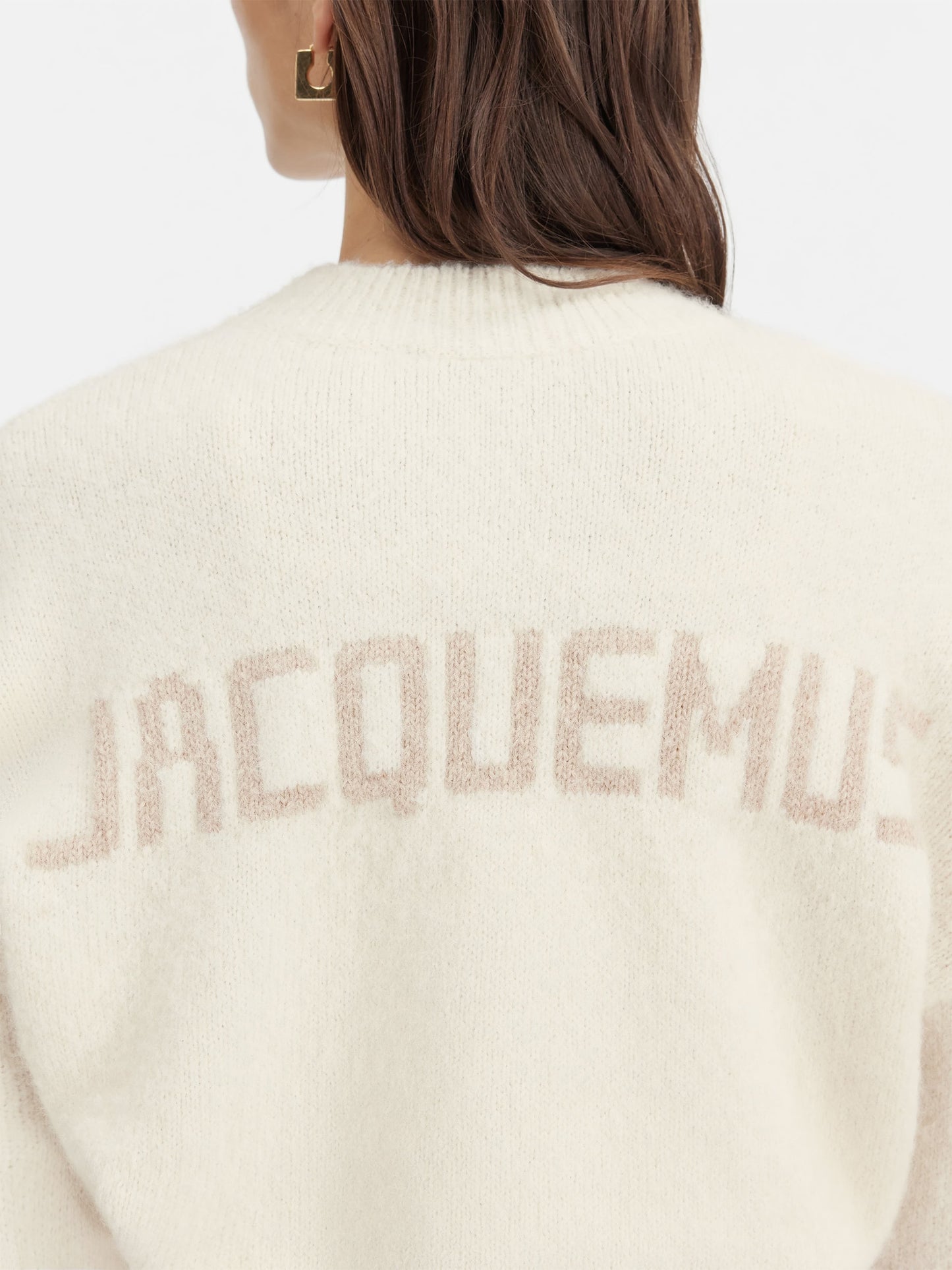 JACQUEMUS - Pullover mit Logo für Damen Light Beige